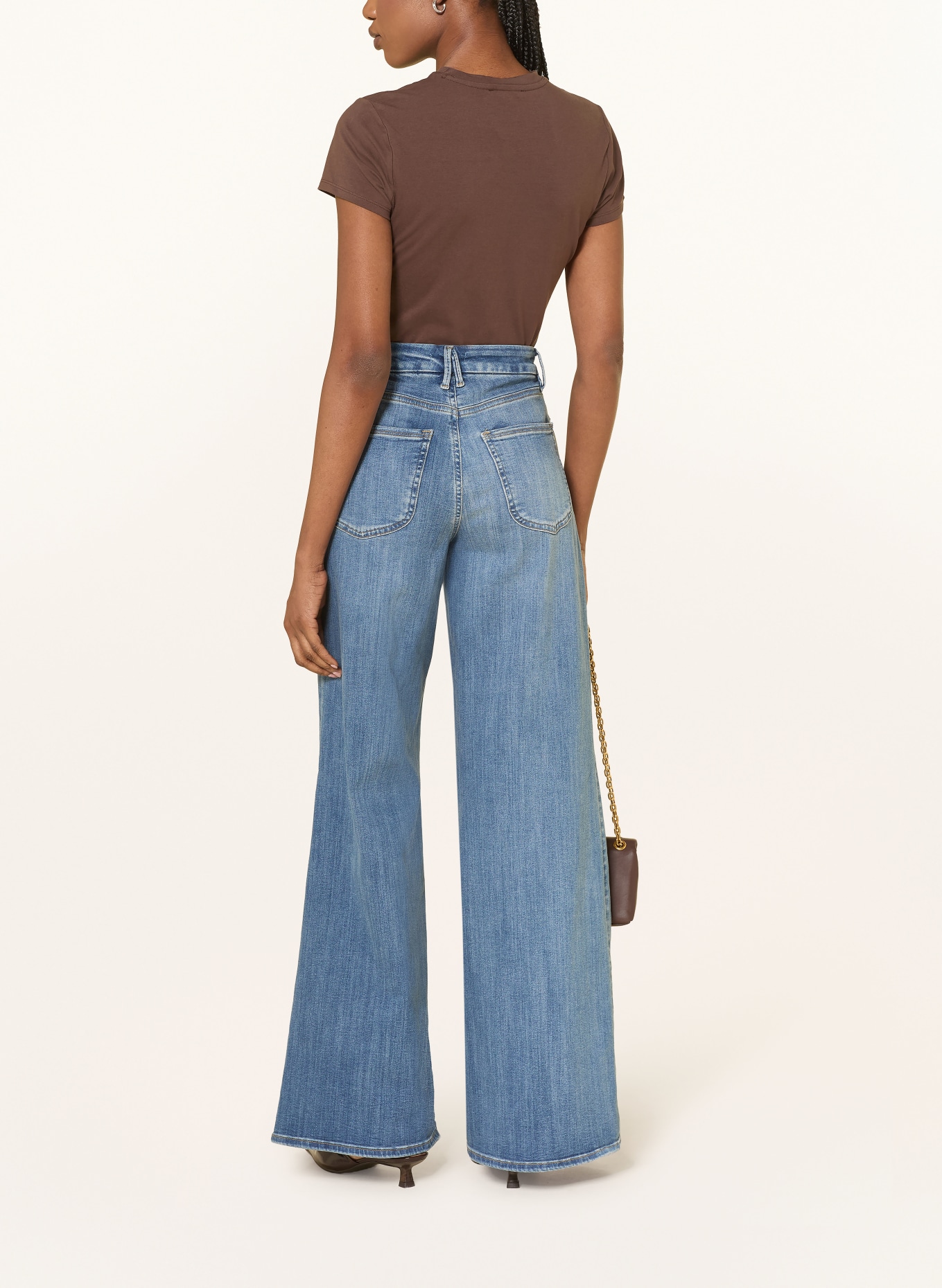 GOOD AMERICAN T-shirt: DARK BROWN