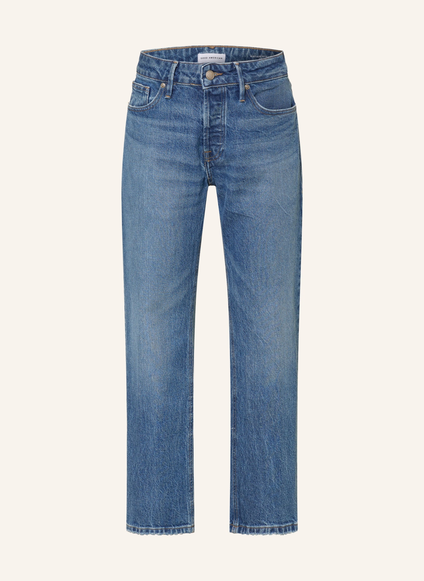 GOOD AMERICAN Rechte jeans GOOD VINTAGE STRAIGHT ANKLE: 1222 Indigo