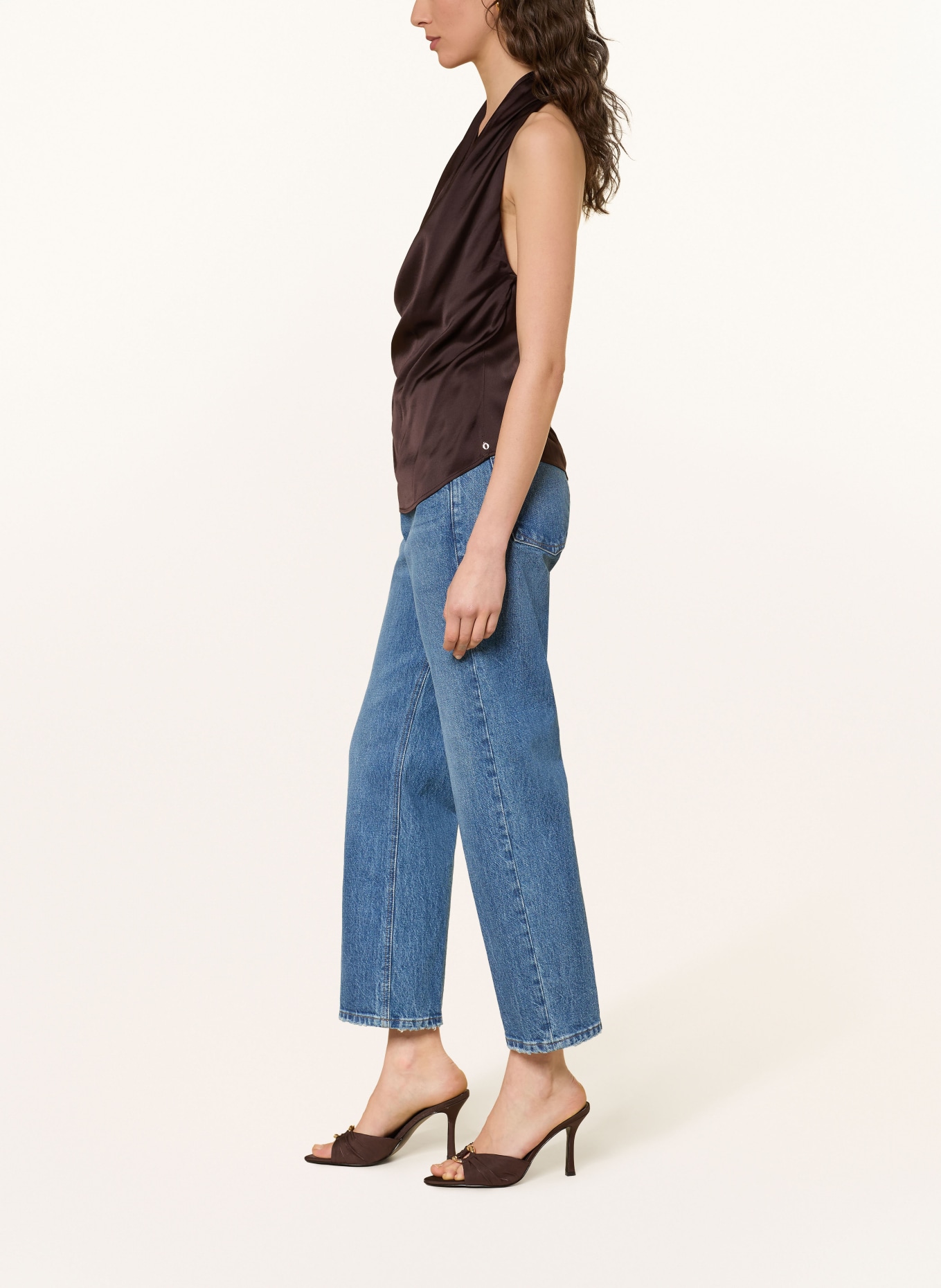 GOOD AMERICAN Rechte jeans GOOD VINTAGE STRAIGHT ANKLE: 1222 Indigo