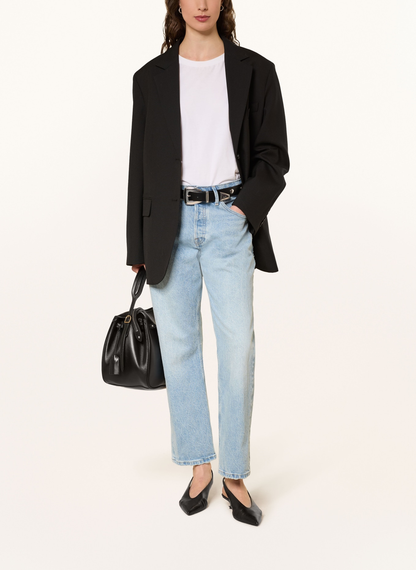 GOOD AMERICAN Rechte jeans GOOD VINTAGE STRAIGHT ANKLE: 1220 Indigo