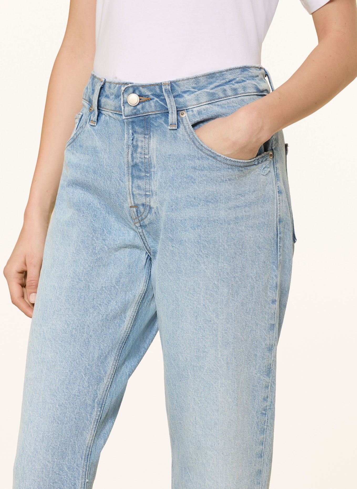 GOOD AMERICAN Rechte jeans GOOD VINTAGE STRAIGHT ANKLE: 1220 Indigo