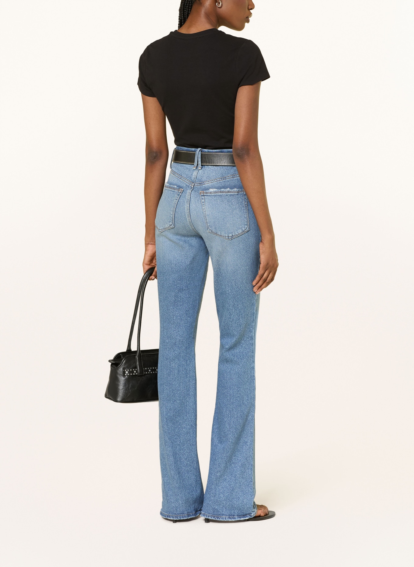 GOOD AMERICAN Bootcut Jeans SOFT TECH GOOD CLASSIC: I627 Indigo