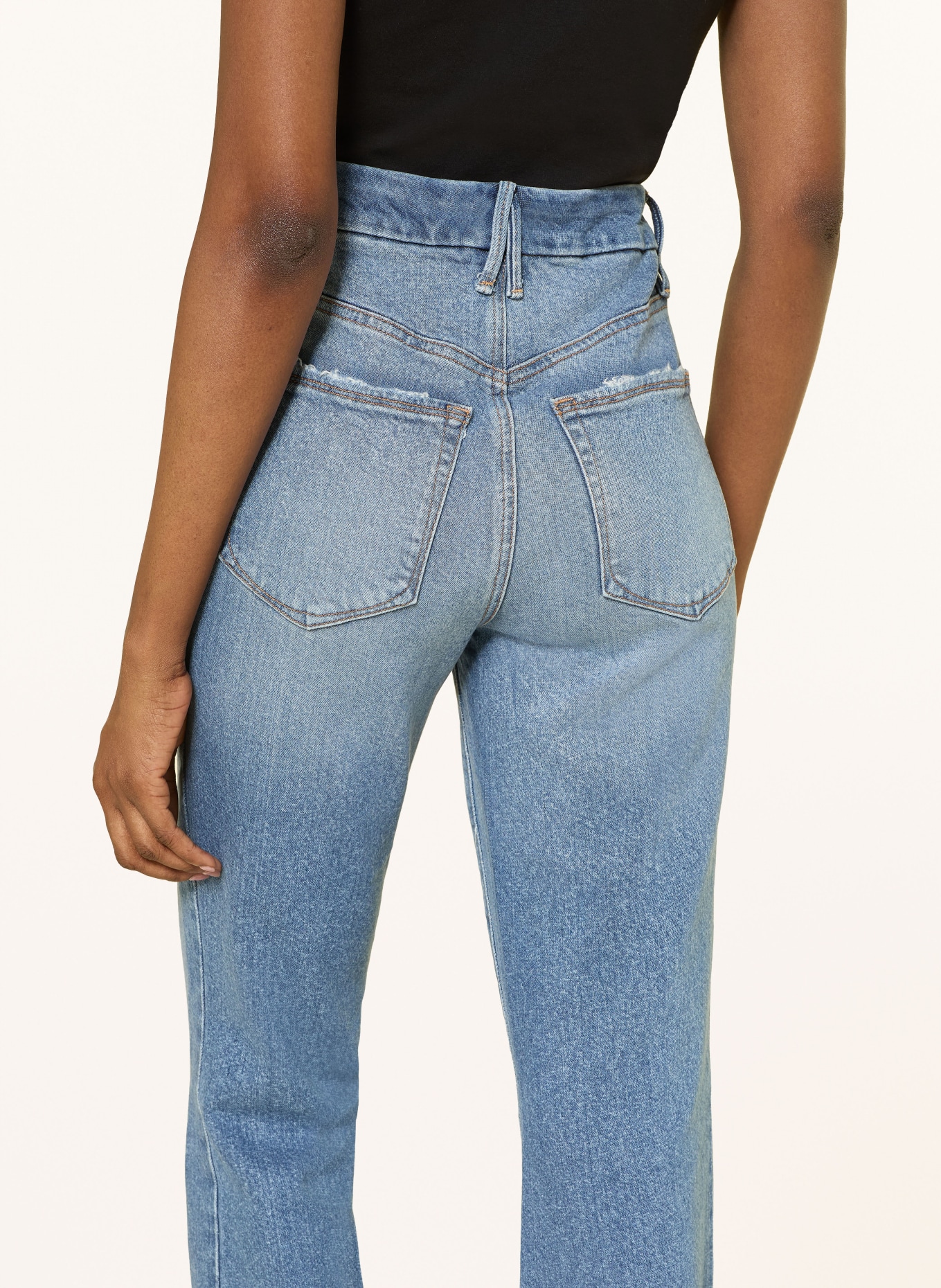 GOOD AMERICAN Bootcut Jeans SOFT TECH GOOD CLASSIC: I627 Indigo