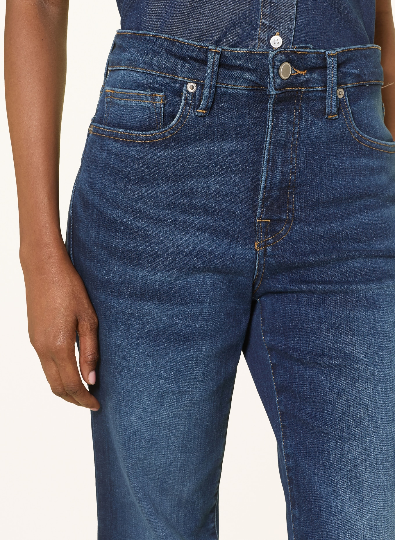 GOOD AMERICAN Flared Jeans COMPRESSION GOOD LEGS: 1229 Indigo