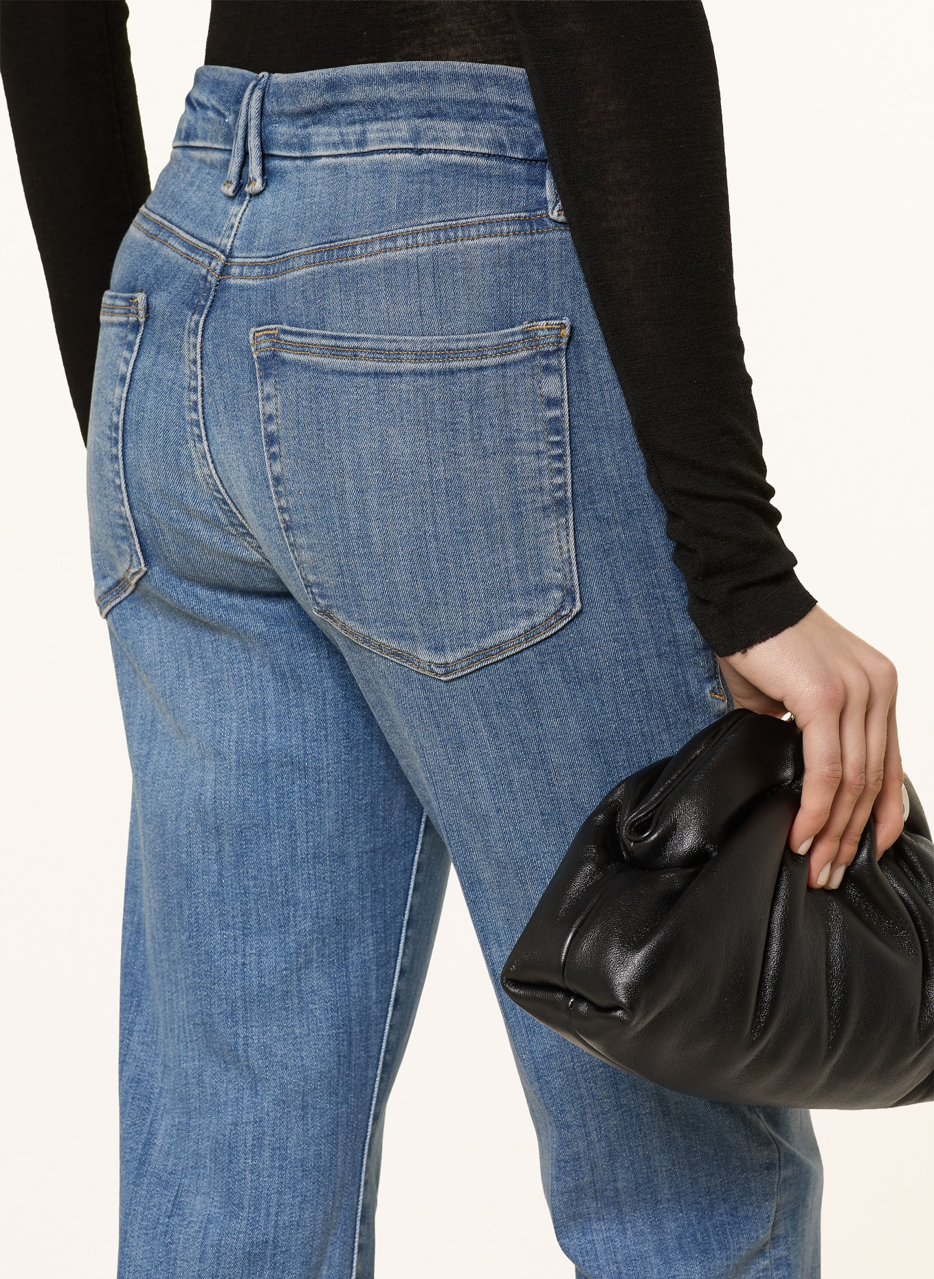 GOOD AMERICAN Bootcut Jeans GOOD LEGS: 1154 Indigo