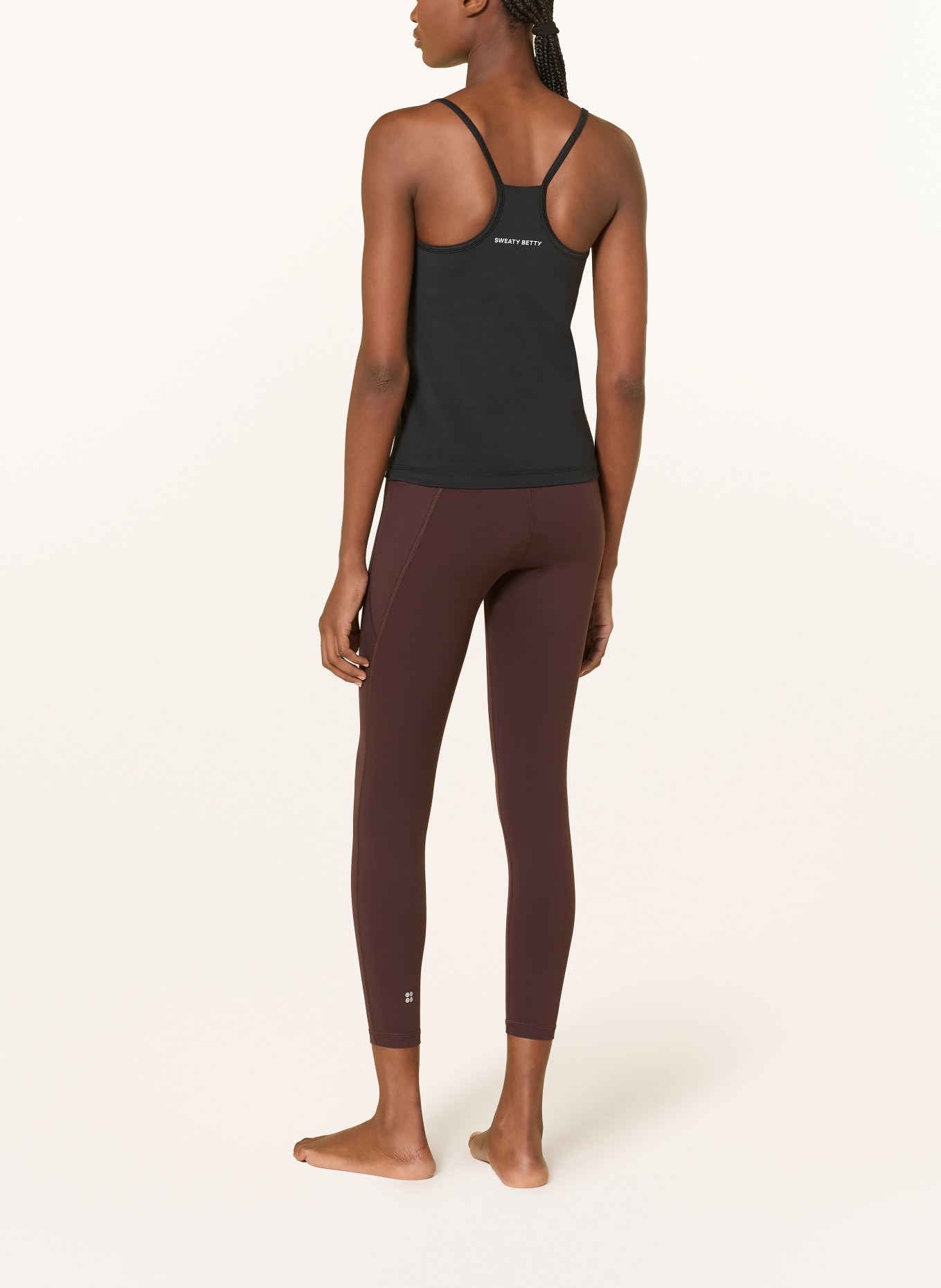 Sweaty Betty Legging ULTIMATE STUDIO: MARRON FONCÉ