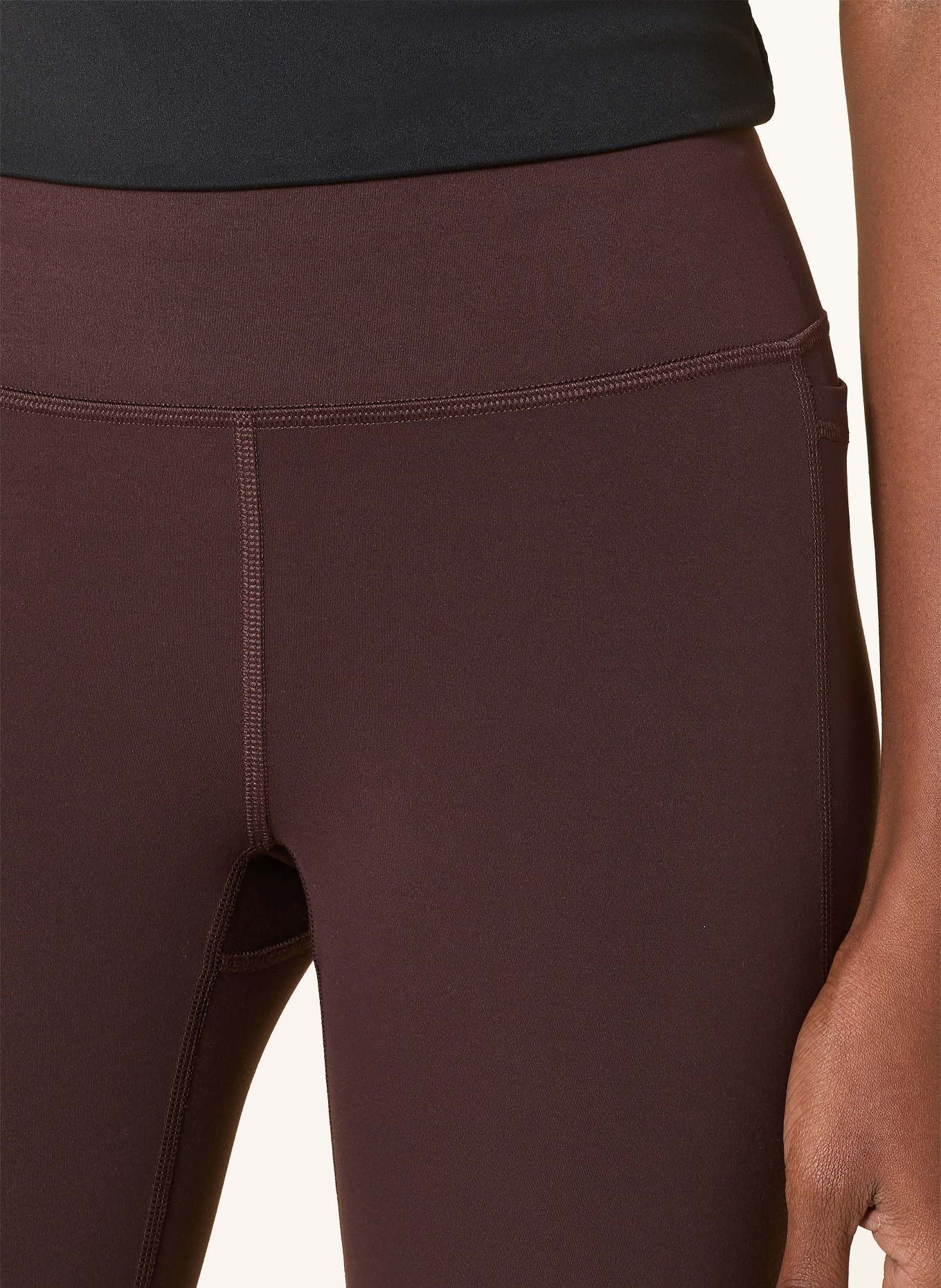 Sweaty Betty Legging ULTIMATE STUDIO: MARRON FONCÉ