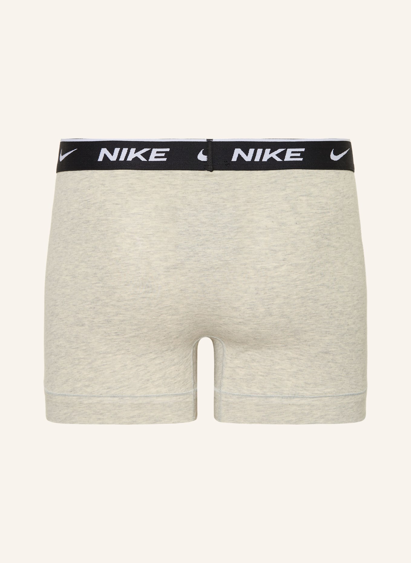 Nike Lot de 3 boxers ESSENTIAL COTTON STRETCH: BLANC / GRIS / NOIR