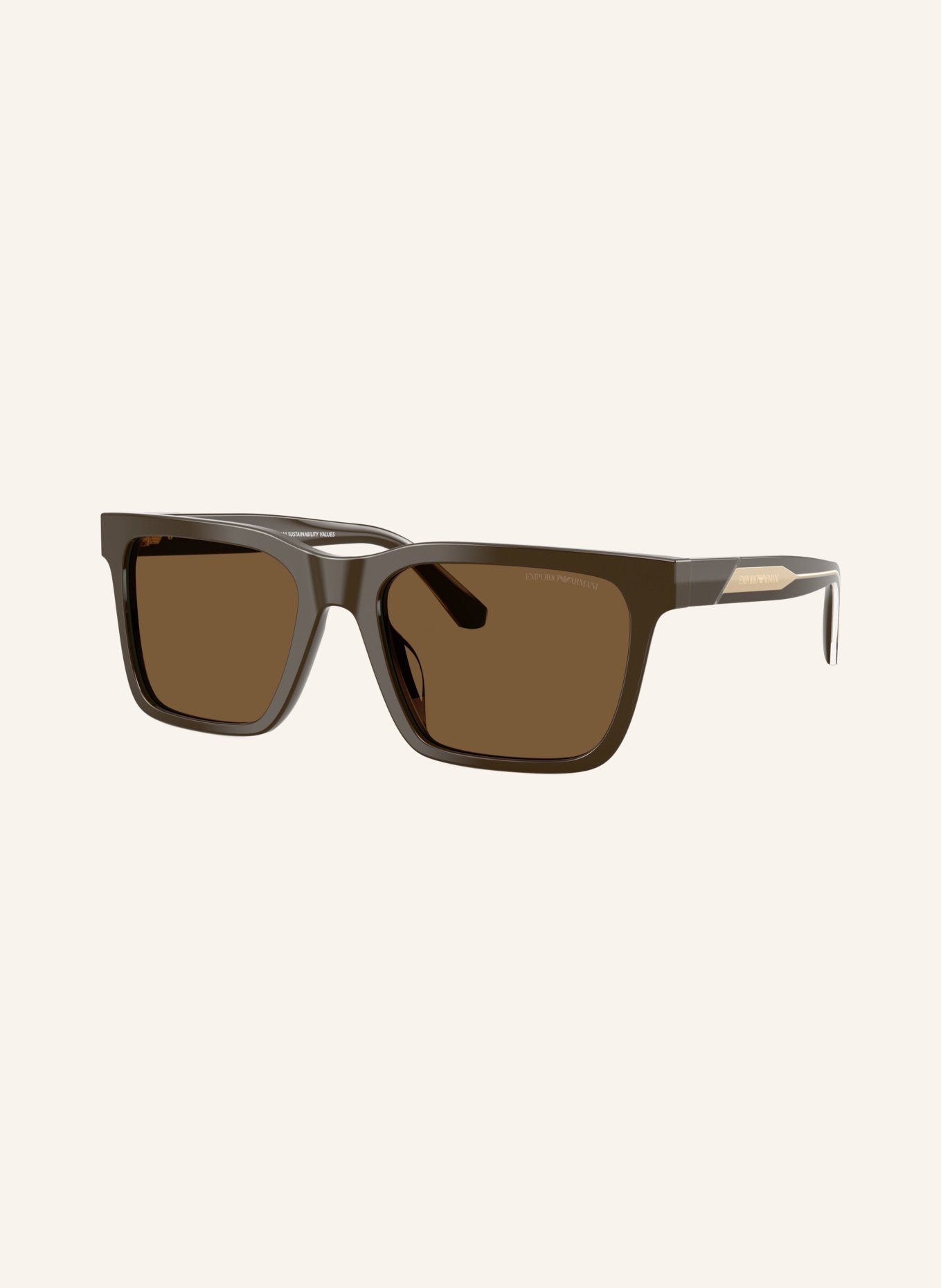 EMPORIO ARMANI Sonnenbrille EA4262U: BRAUN/ BRAUN
