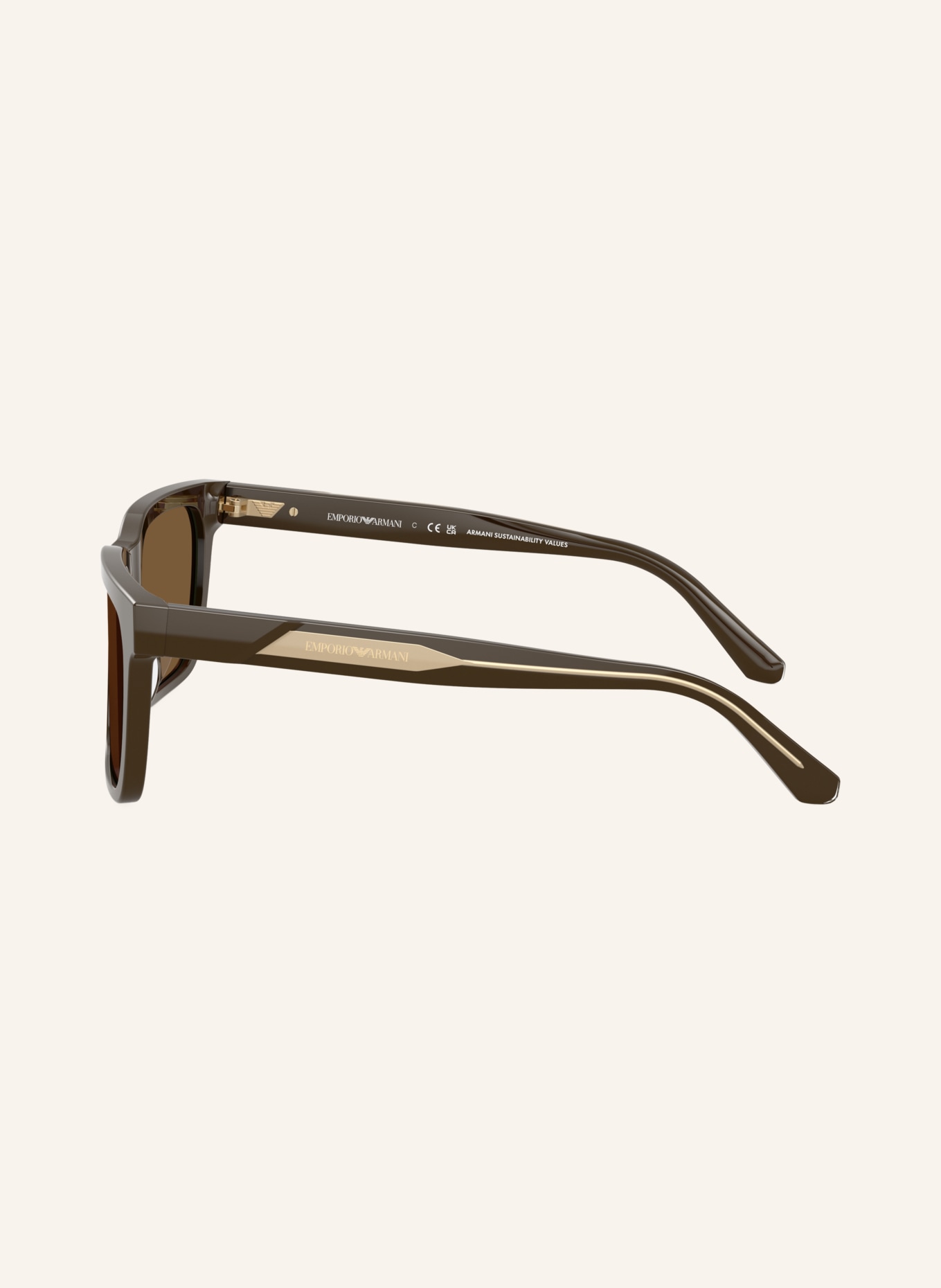 EMPORIO ARMANI Sonnenbrille EA4262U: BRAUN/ BRAUN