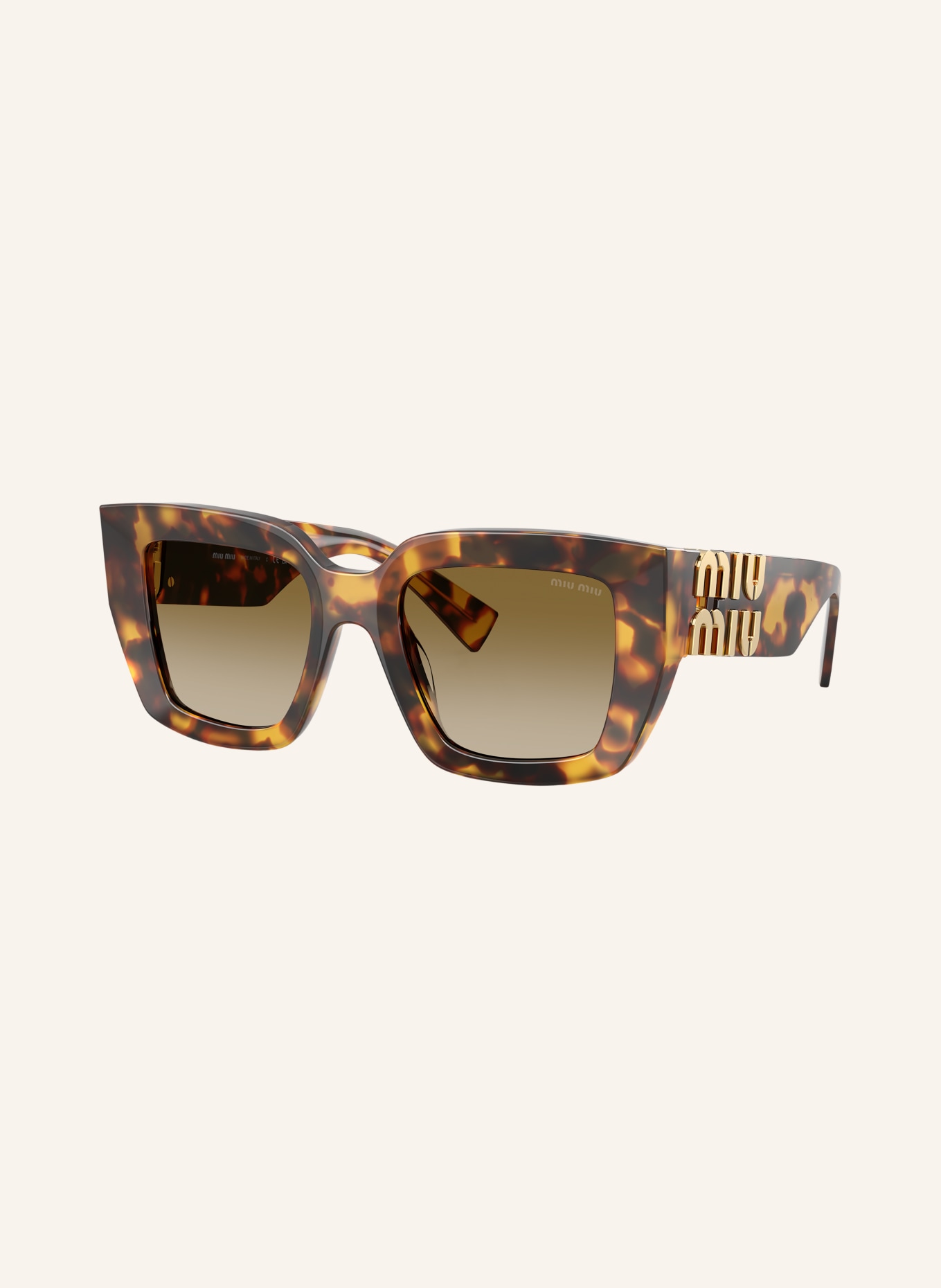 MIU MIU Sonnenbrille MU B05S: HAVANA/ BRAUN VERLAUF