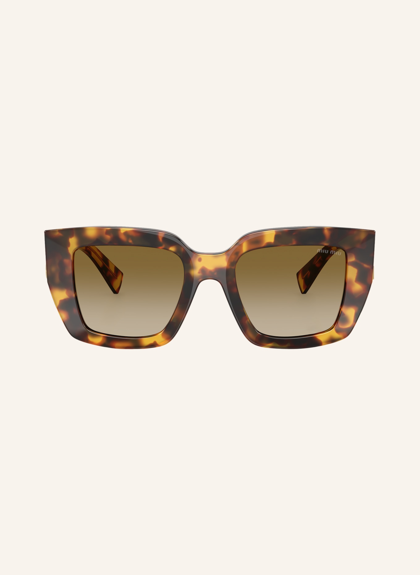 MIU MIU Sonnenbrille MU B05S: HAVANA/ BRAUN VERLAUF
