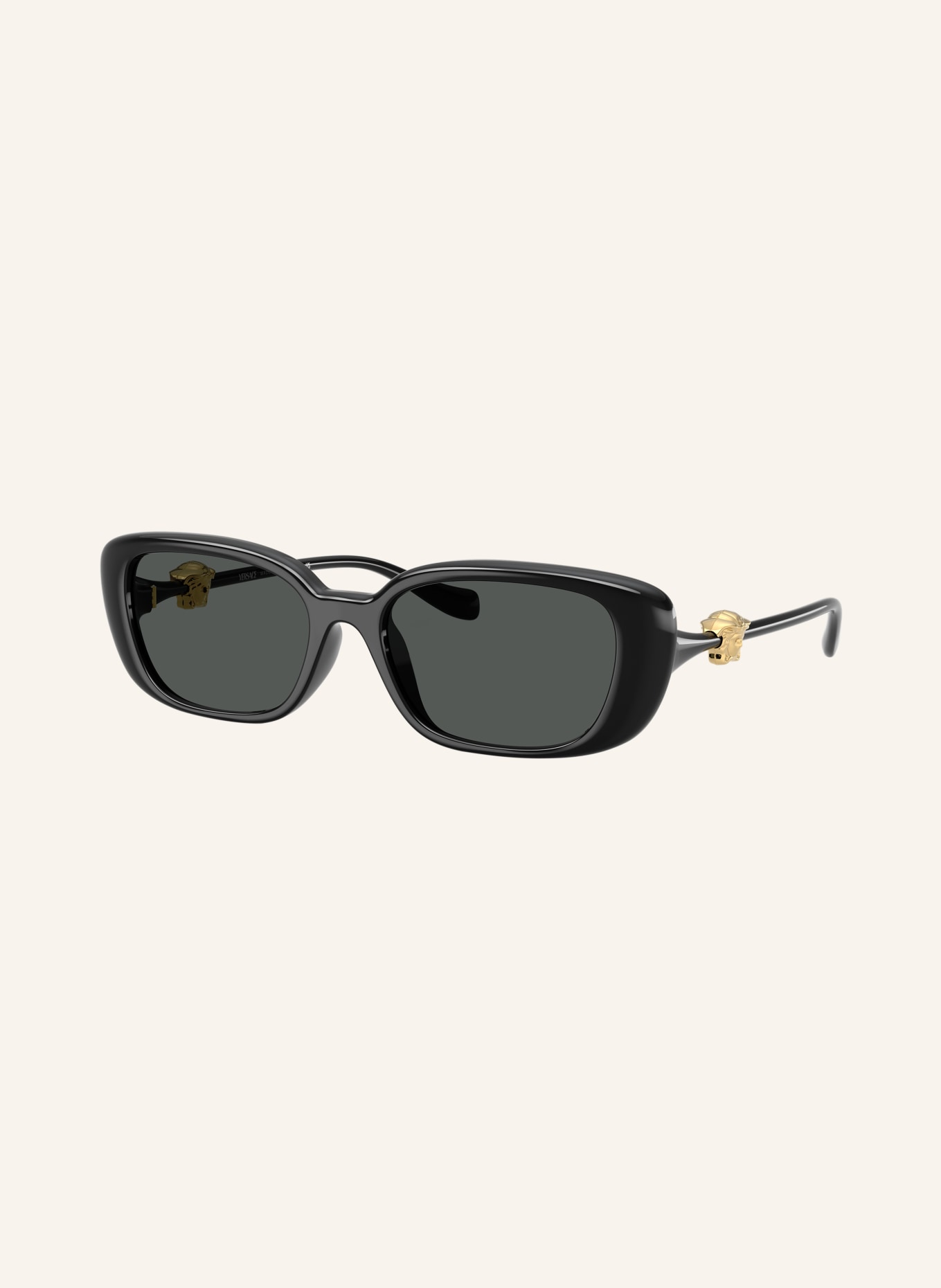 VERSACE Okulary przeciwsłoneczne VE4504D: CZARNY/ CIEMNOSZARY