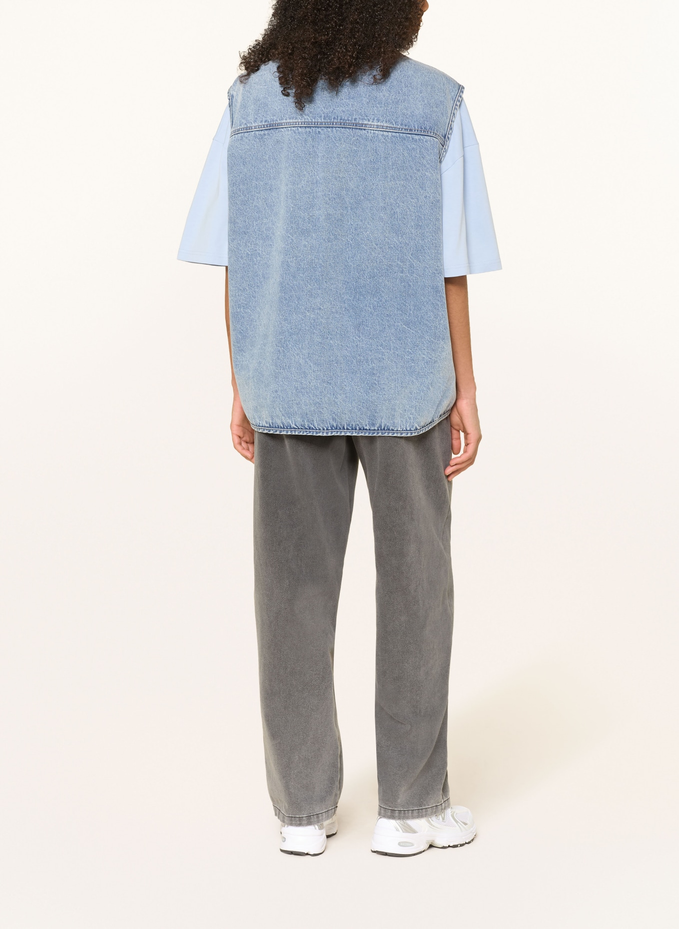 KARO KAUER Oversized-Jeansweste: BLAU