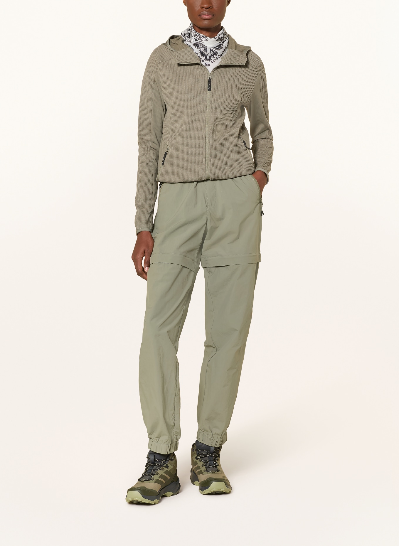 me°ru' WOLVERHAMPTON fleece jacket: OLIVE