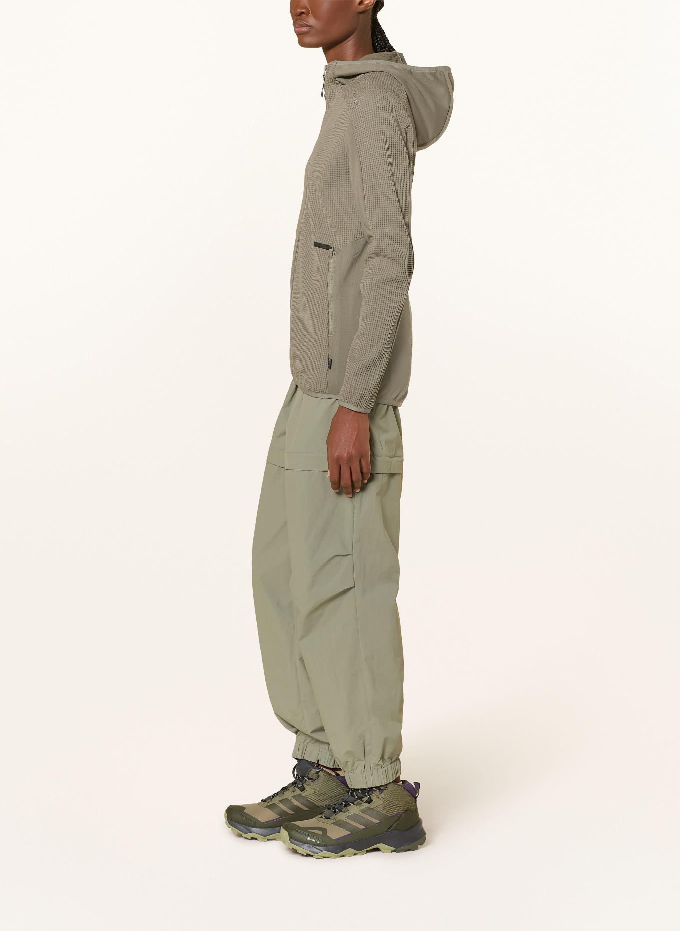 me°ru' WOLVERHAMPTON fleece jacket: OLIVE