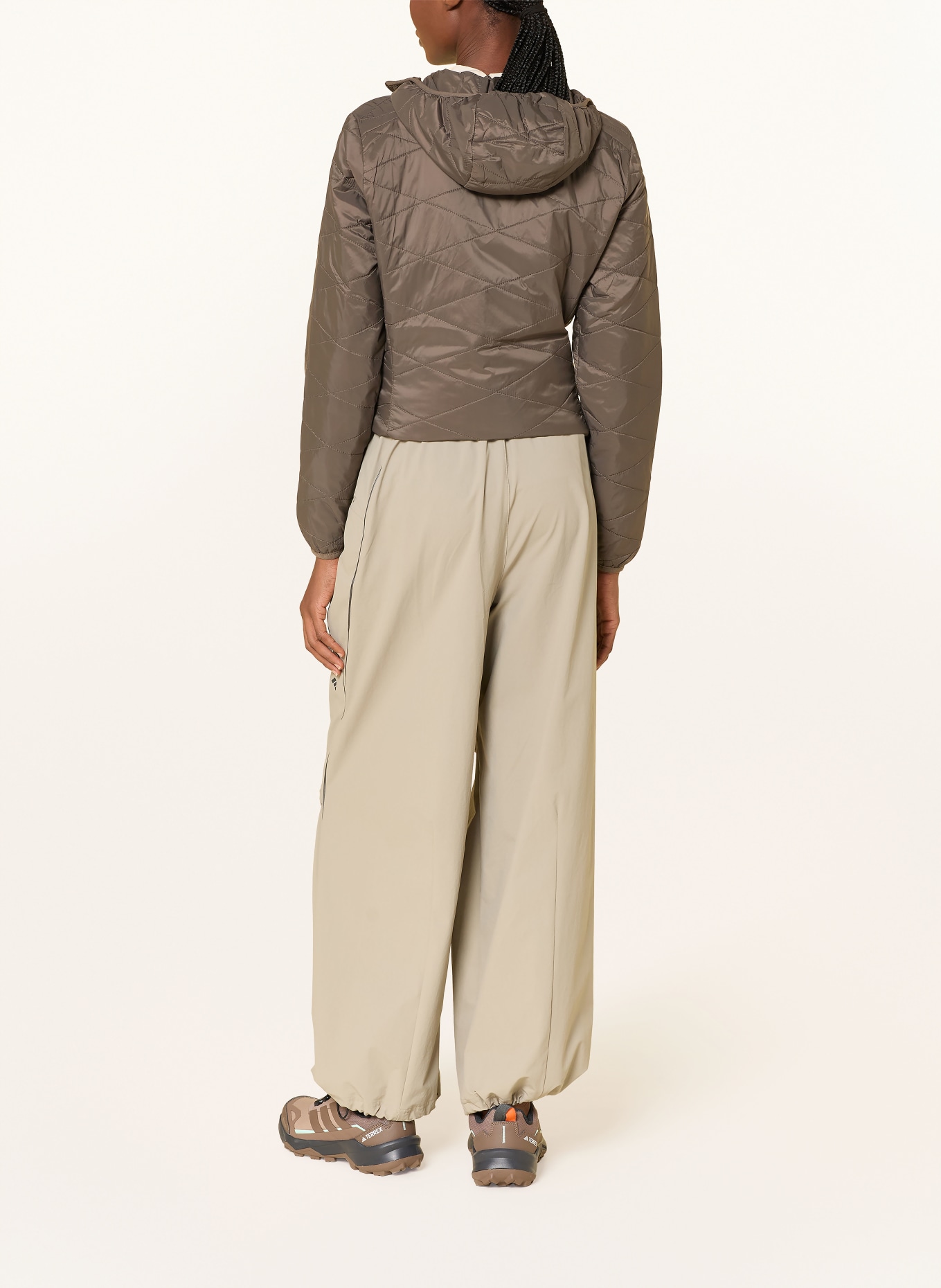 me°ru' Steppjacke ITHARI zum Wenden: OLIV