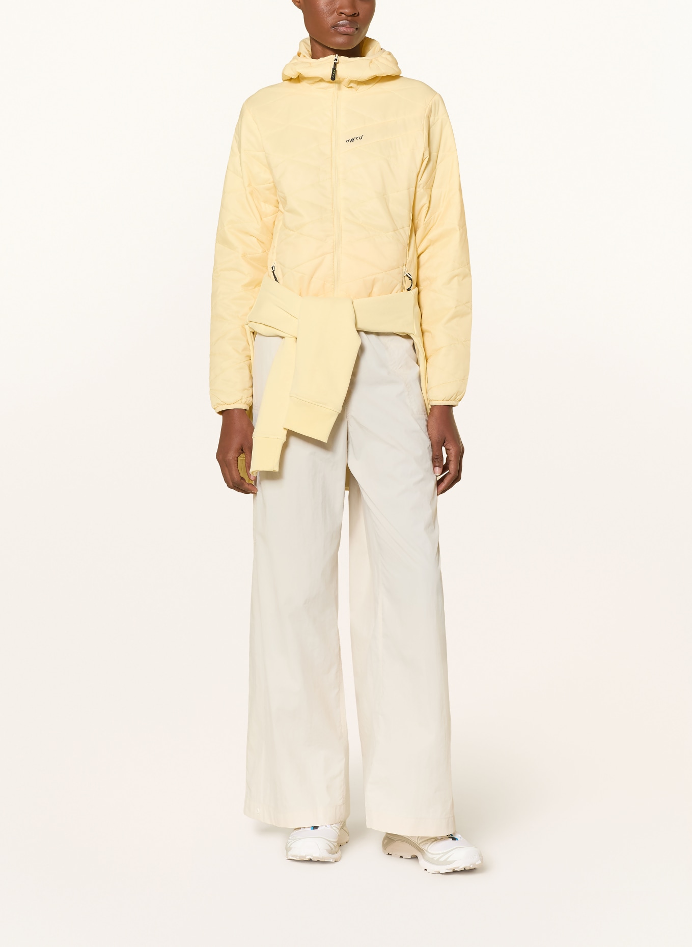 me°ru' ITHARI reversible quilted jacket: YELLOW