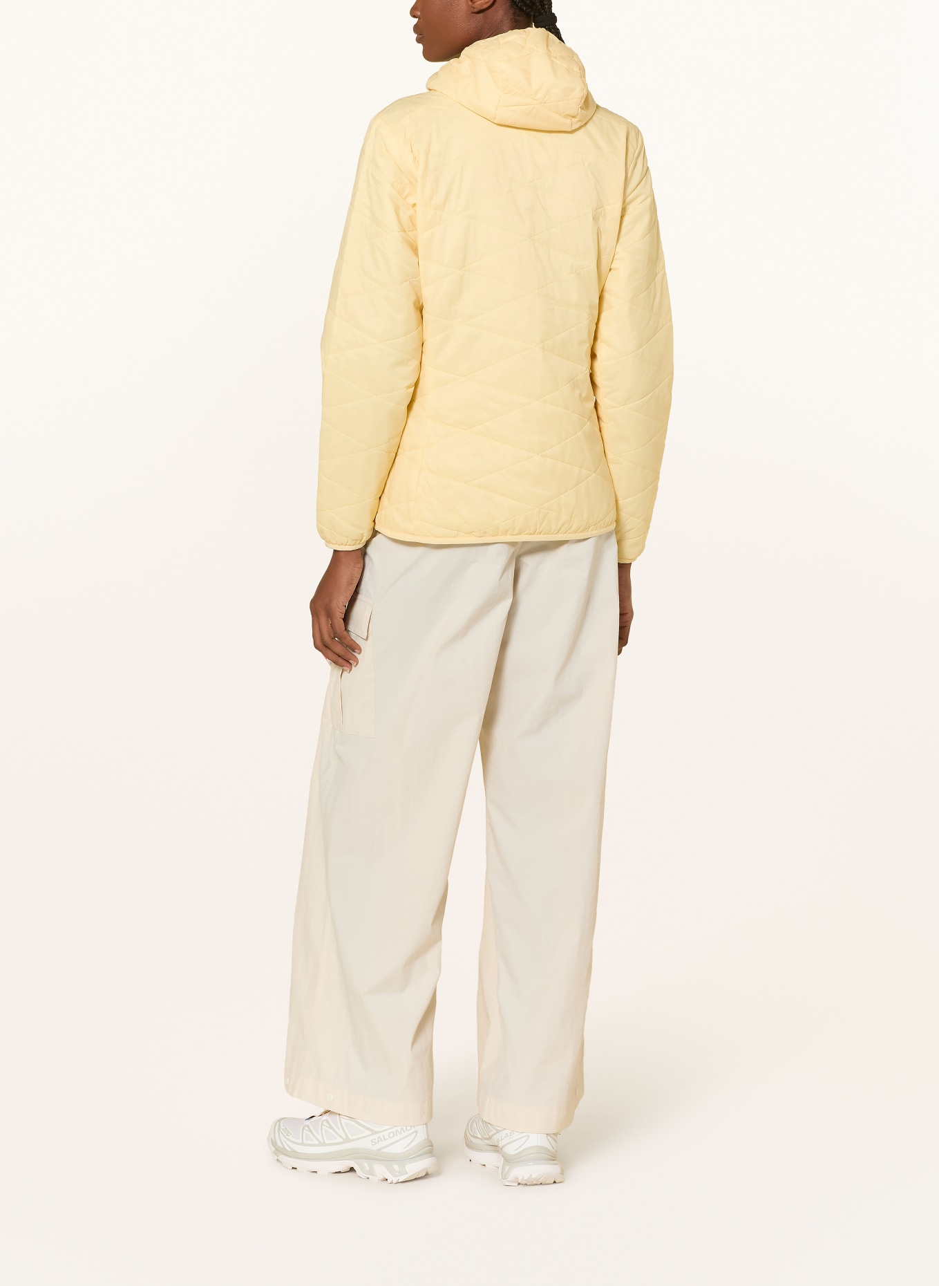 me°ru' ITHARI reversible quilted jacket: YELLOW