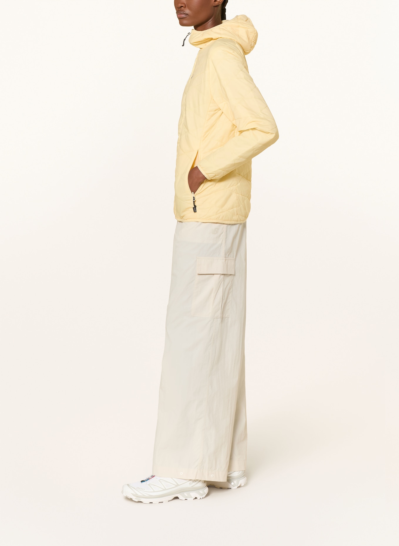 me°ru' ITHARI reversible quilted jacket: YELLOW