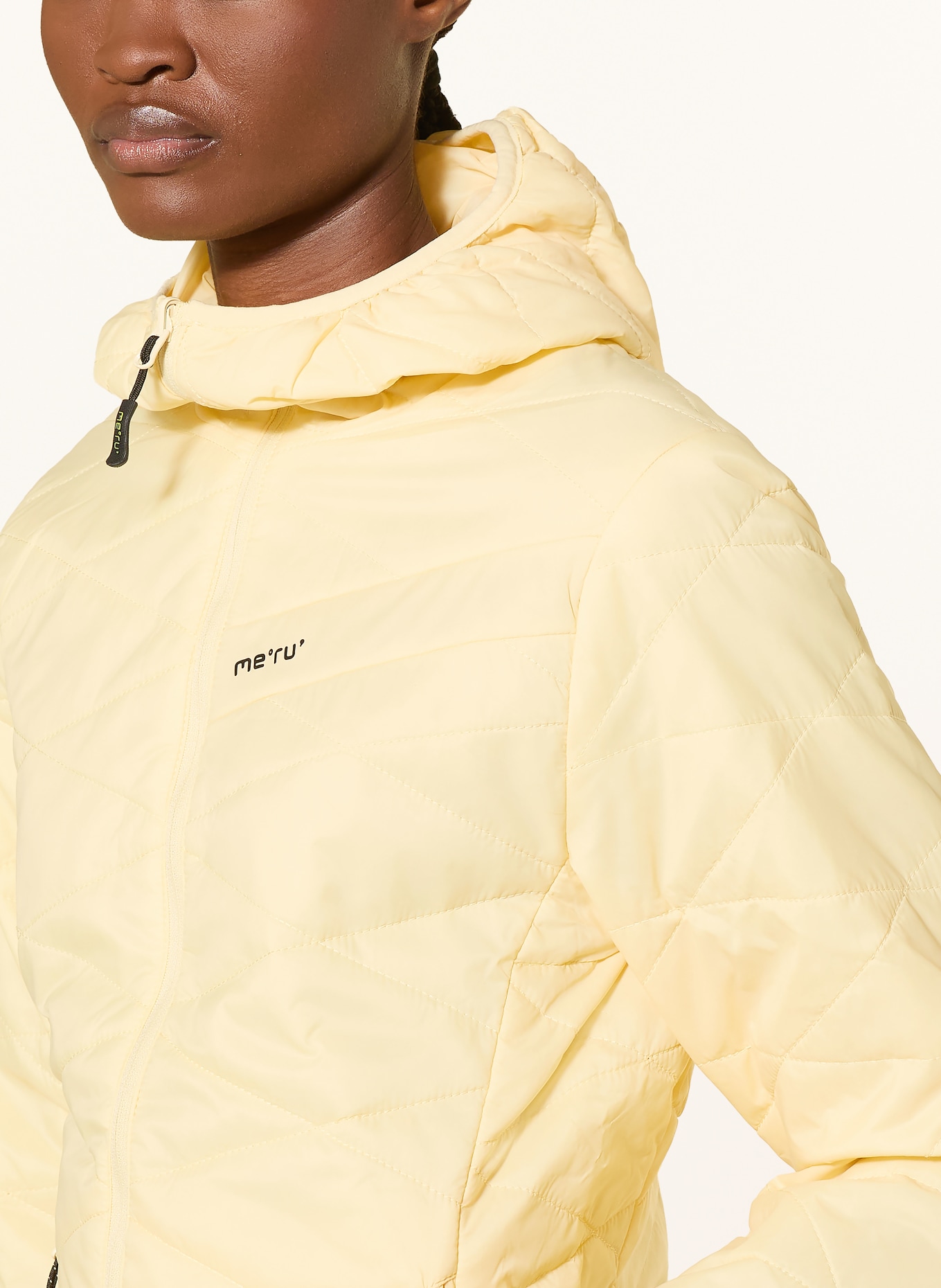 me°ru' ITHARI reversible quilted jacket: YELLOW