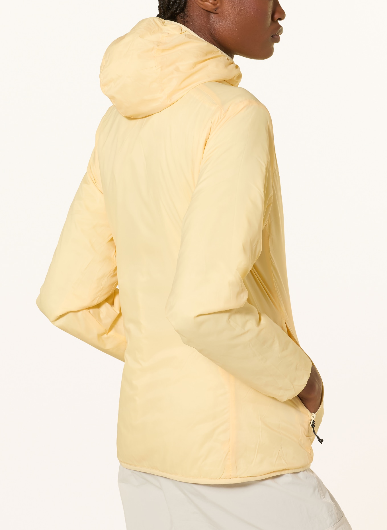me°ru' ITHARI reversible quilted jacket: YELLOW