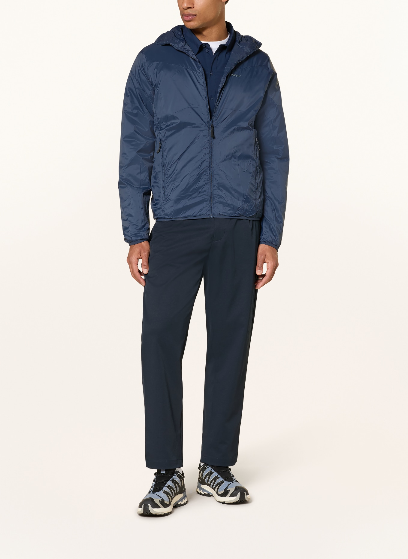 me°ru' Veste matelassée réversible ITHARI: BLEU FONCÉ