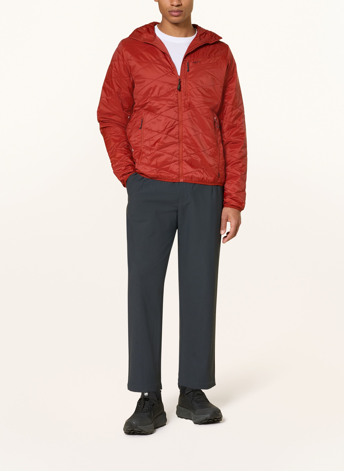 me°ru' Veste matelassée réversible ITHARI: ROUGE