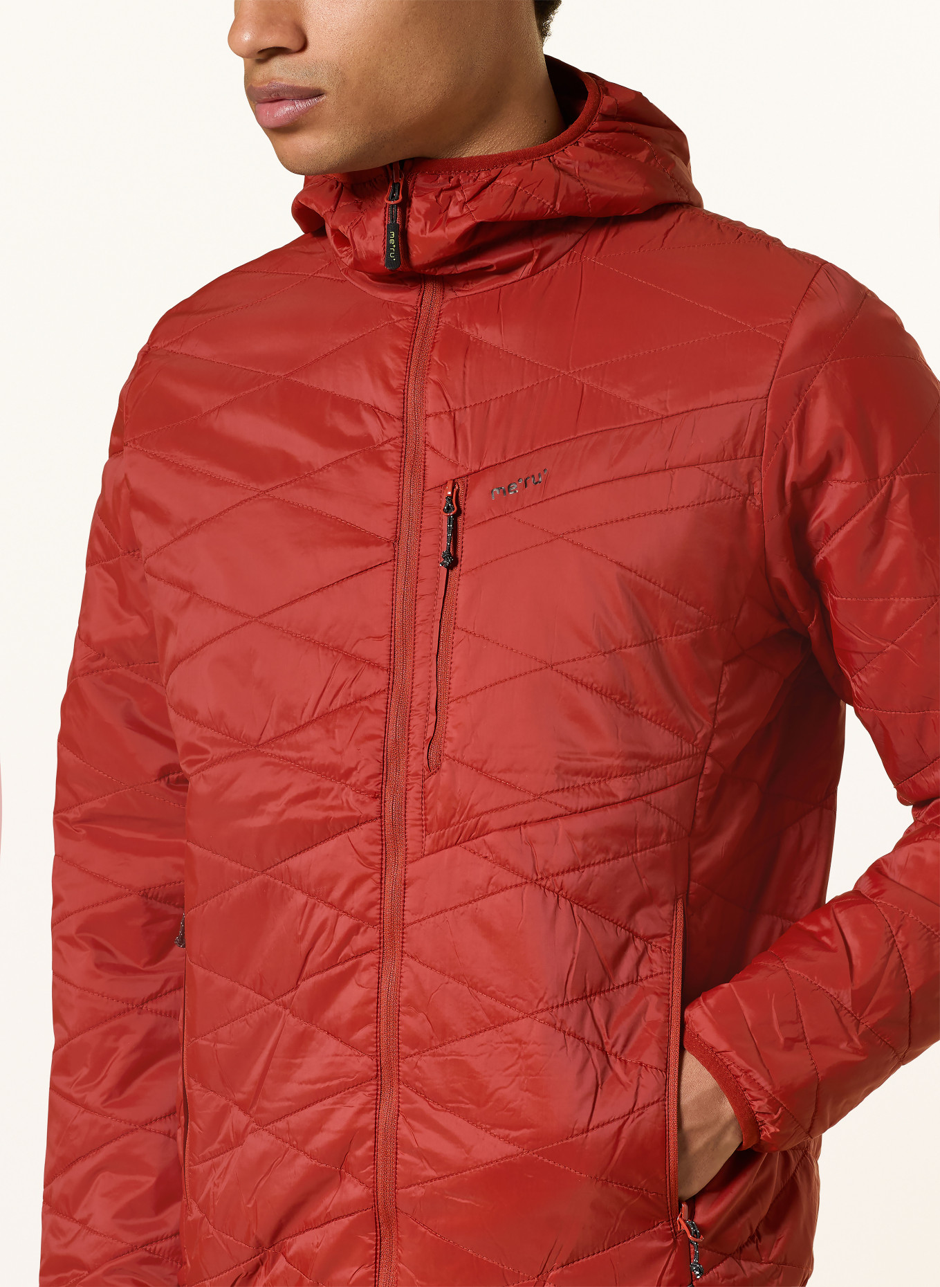 me°ru' Veste matelassée réversible ITHARI: ROUGE