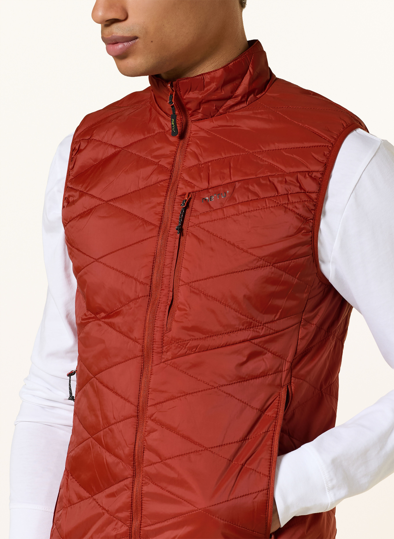 me°ru' Steppweste ITHARI zum Wenden: ROT