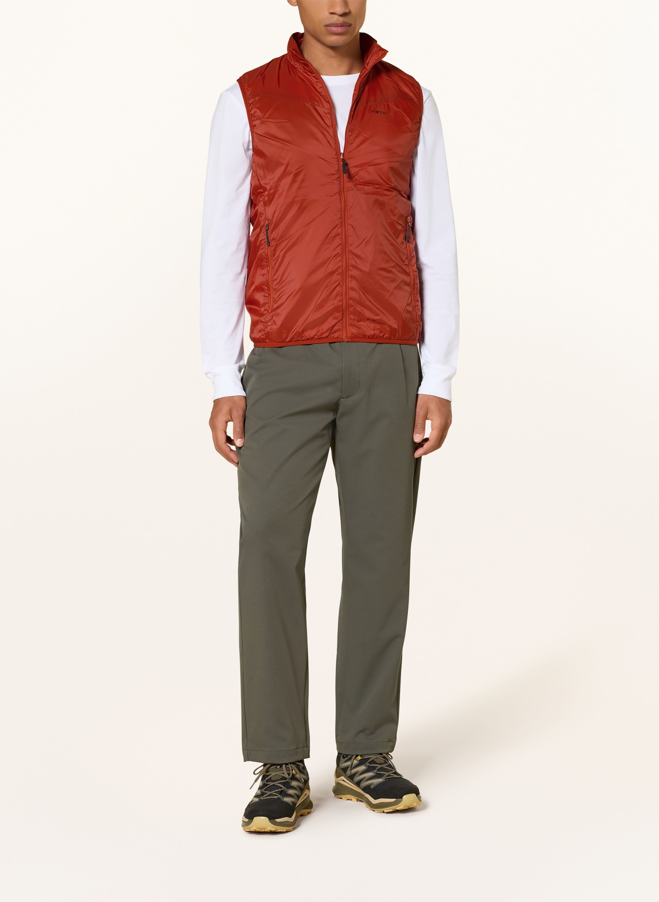 me°ru' Steppweste ITHARI zum Wenden: ROT