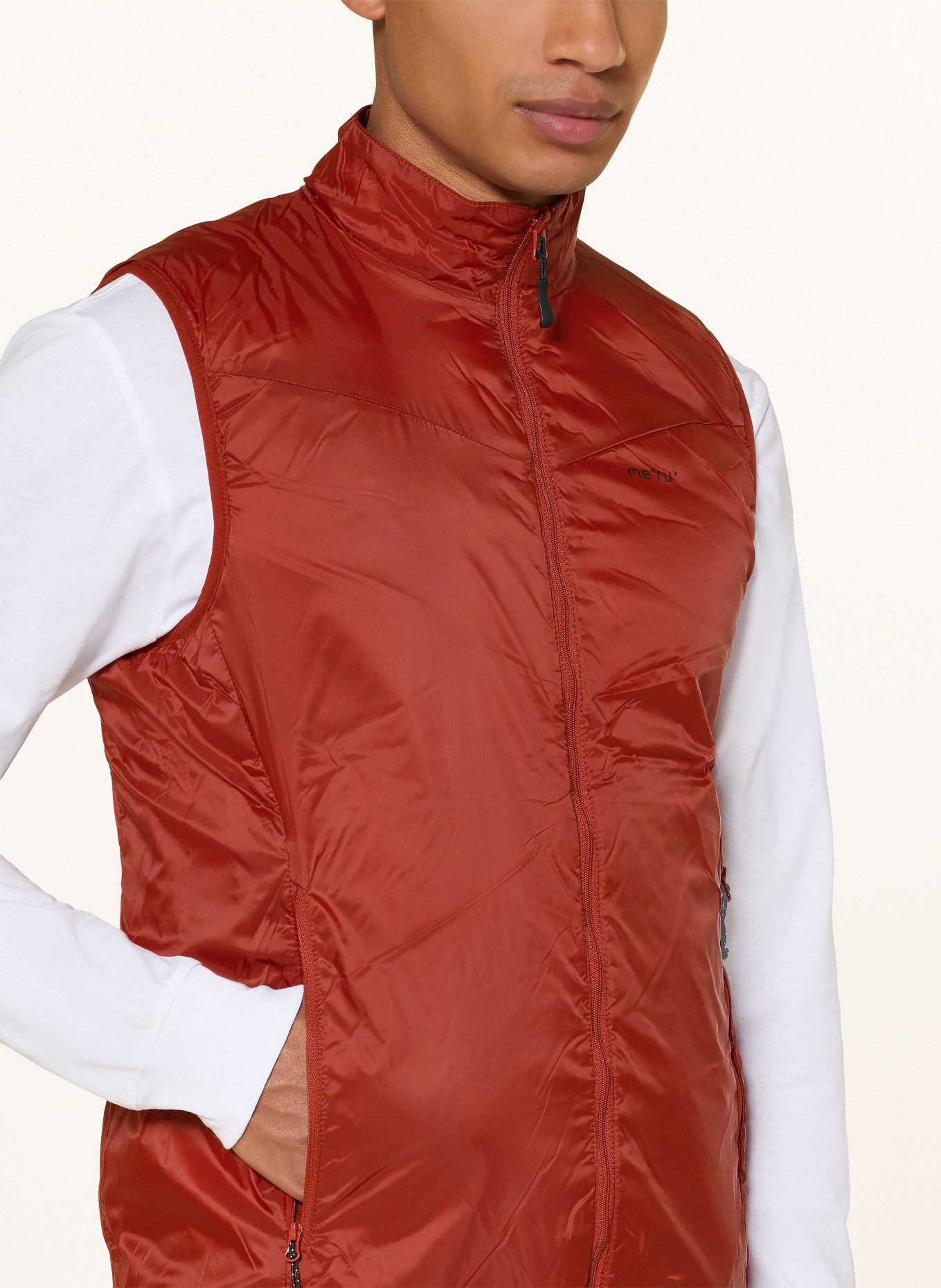 me°ru' Steppweste ITHARI zum Wenden: ROT