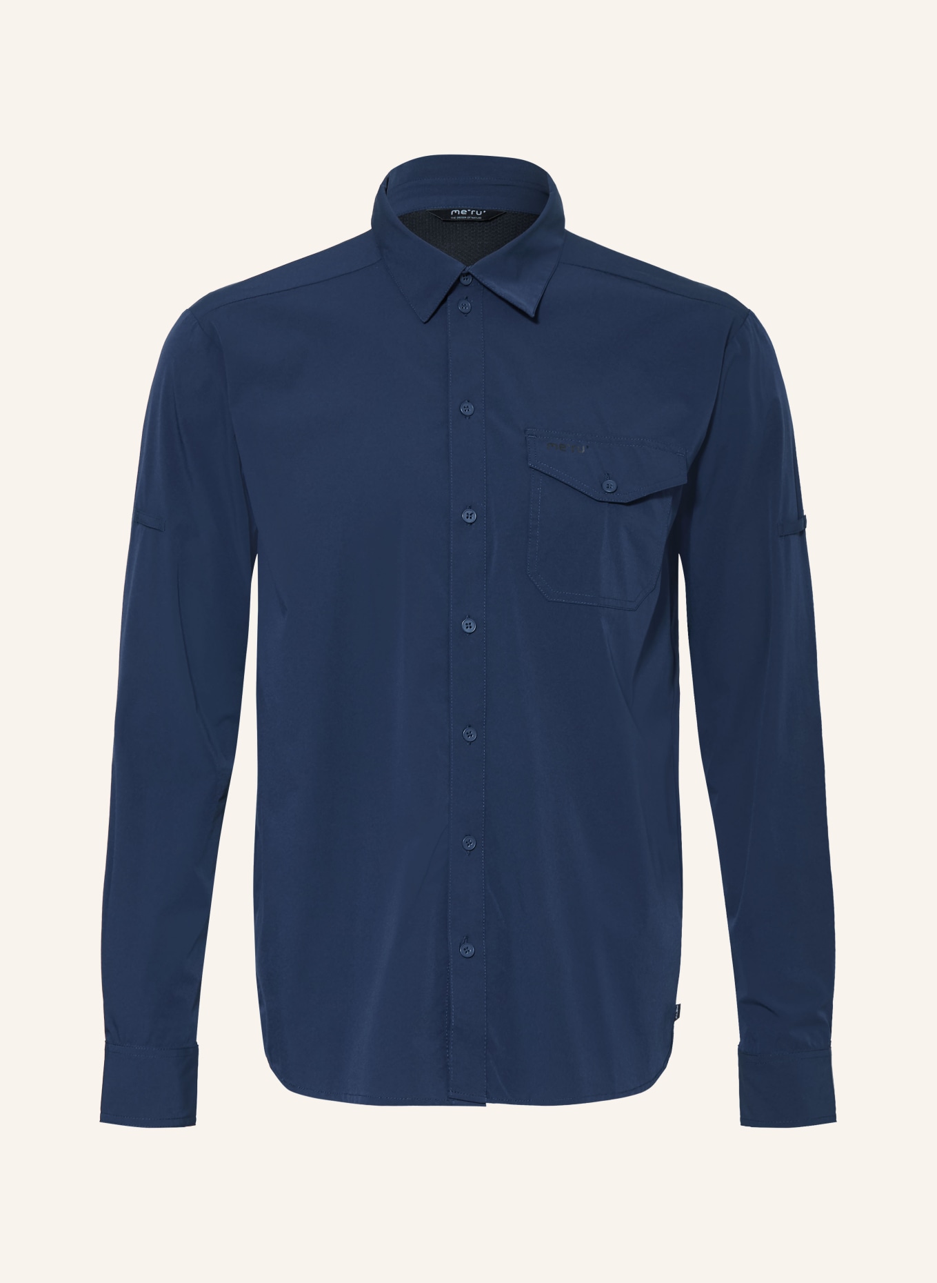 me°ru' Outdoor-Hemd LAHAN: DUNKELBLAU