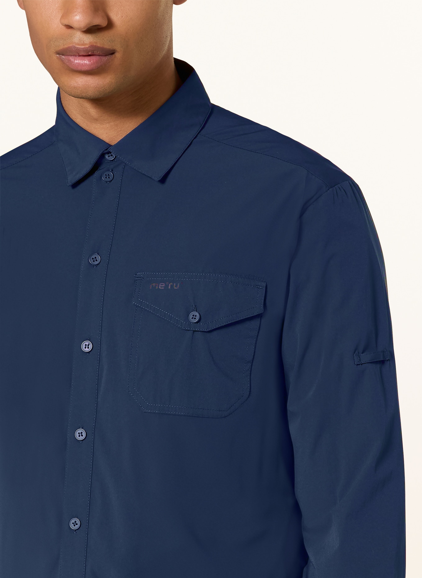 me°ru' Outdoor-Hemd LAHAN: DUNKELBLAU