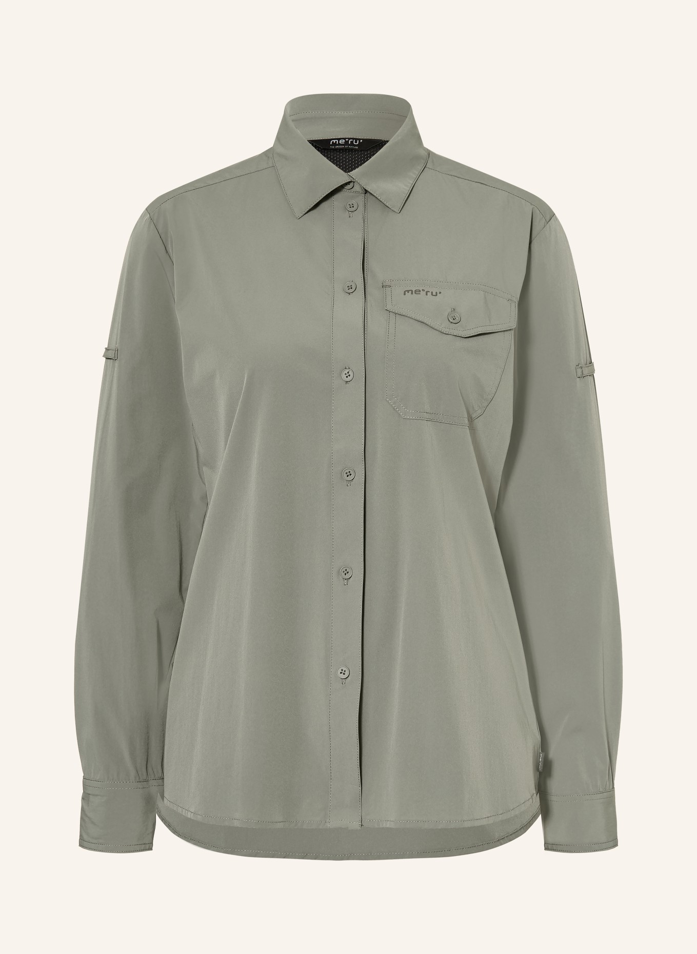 me°ru' Outdoor-Bluse LAHAN: KHAKI