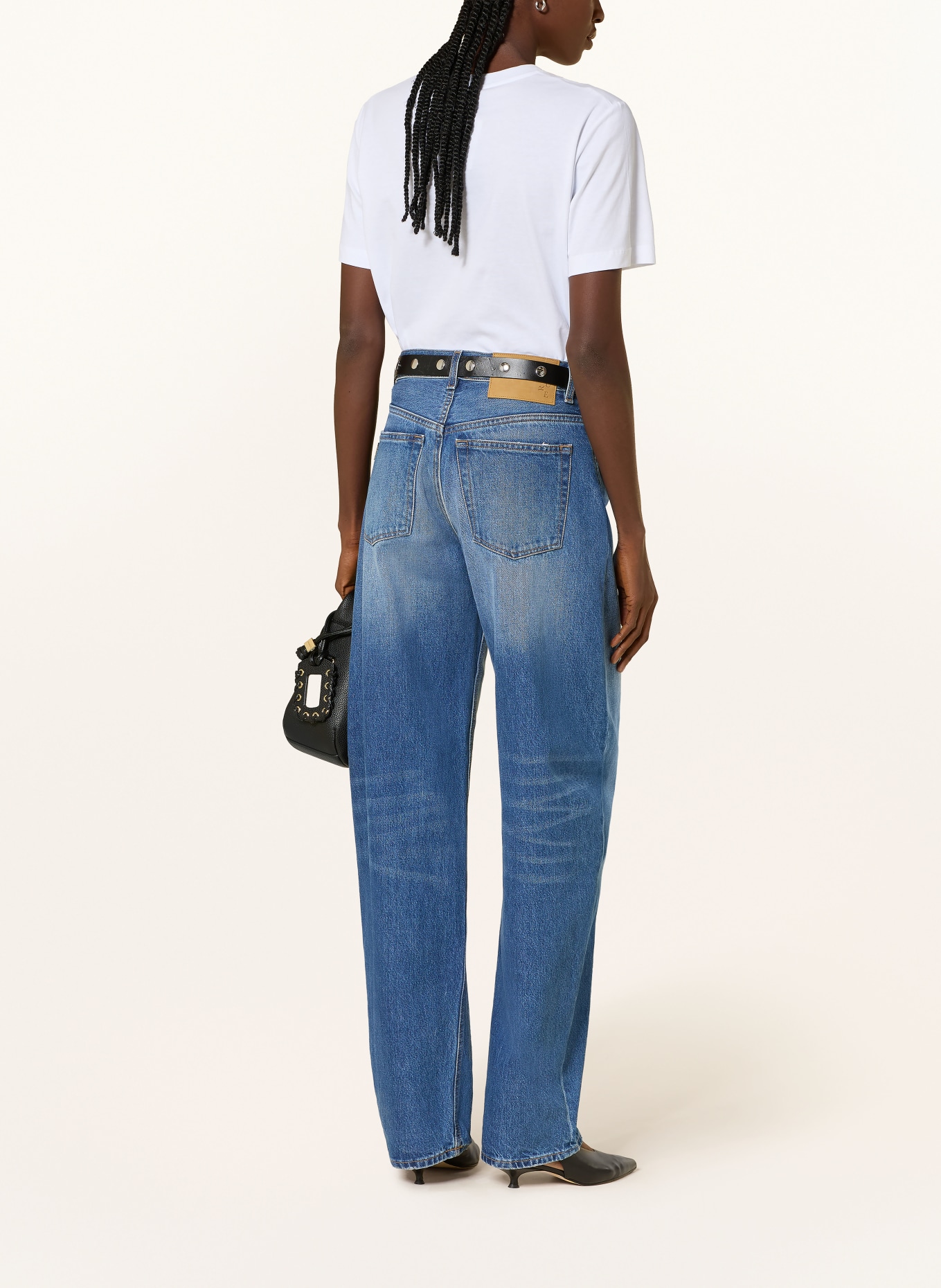 HAIKURE Džíny Barrel BIBI: L0911 REAL BLUE