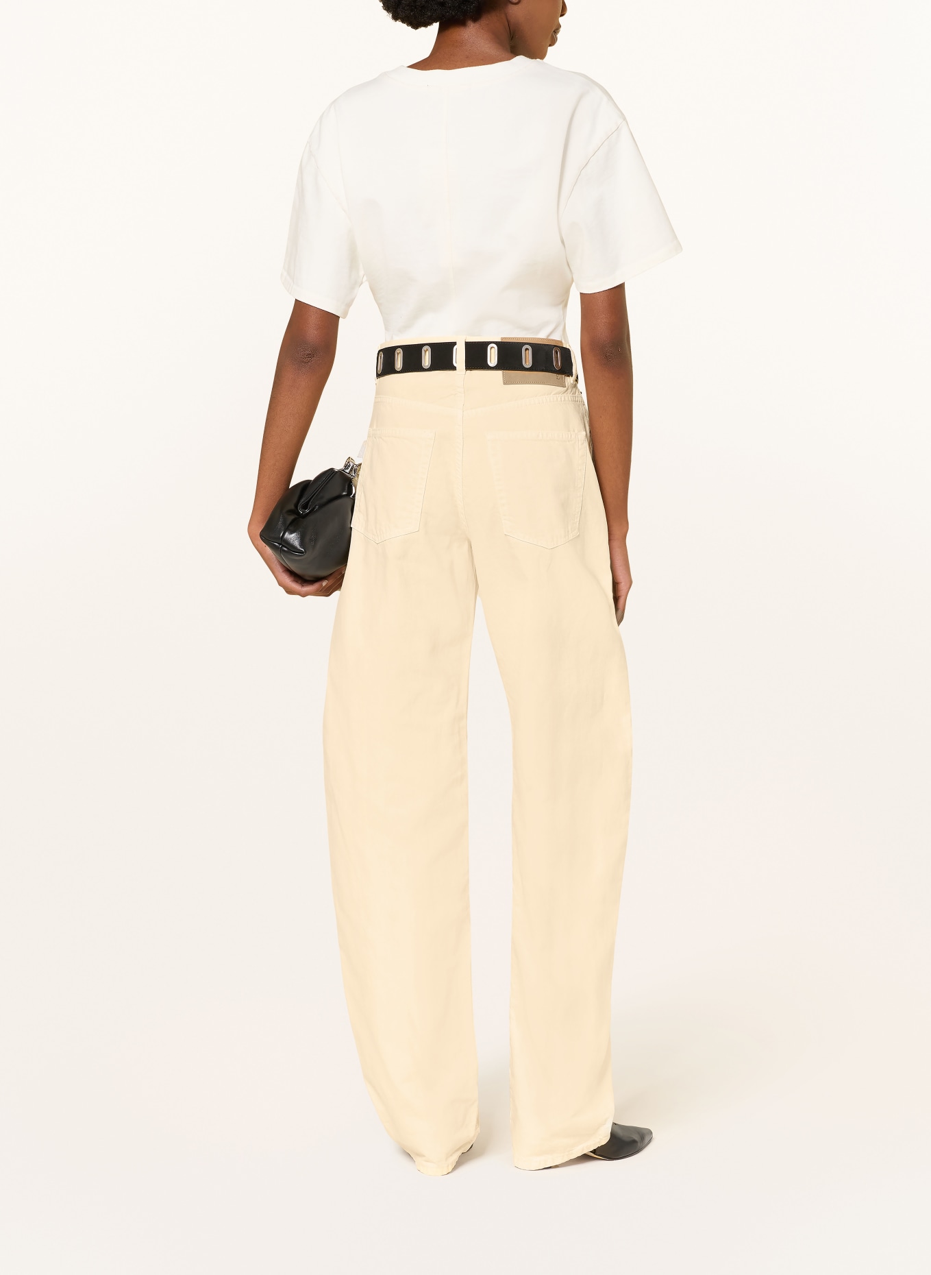 HAIKURE Barrel Jeans BIBI: T0343 CREAM