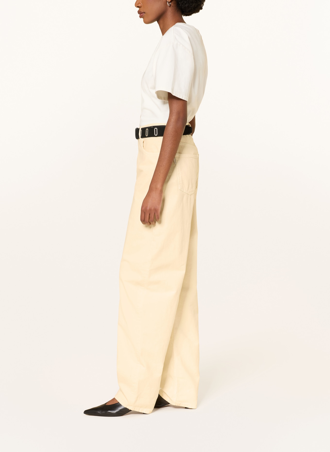 HAIKURE Barrel Jeans BIBI: T0343 CREAM