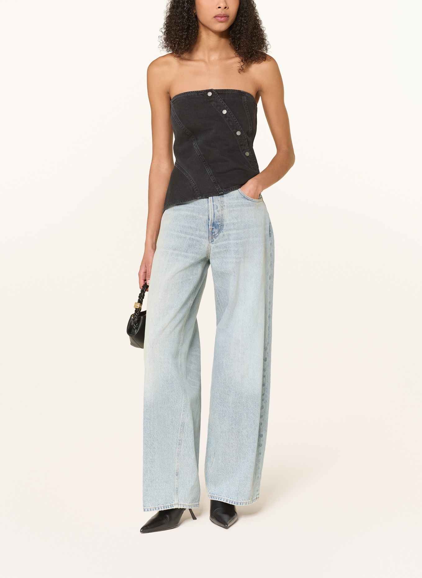 HAIKURE Wide Leg Jeans BETHANY: L0910 CELESTIAL