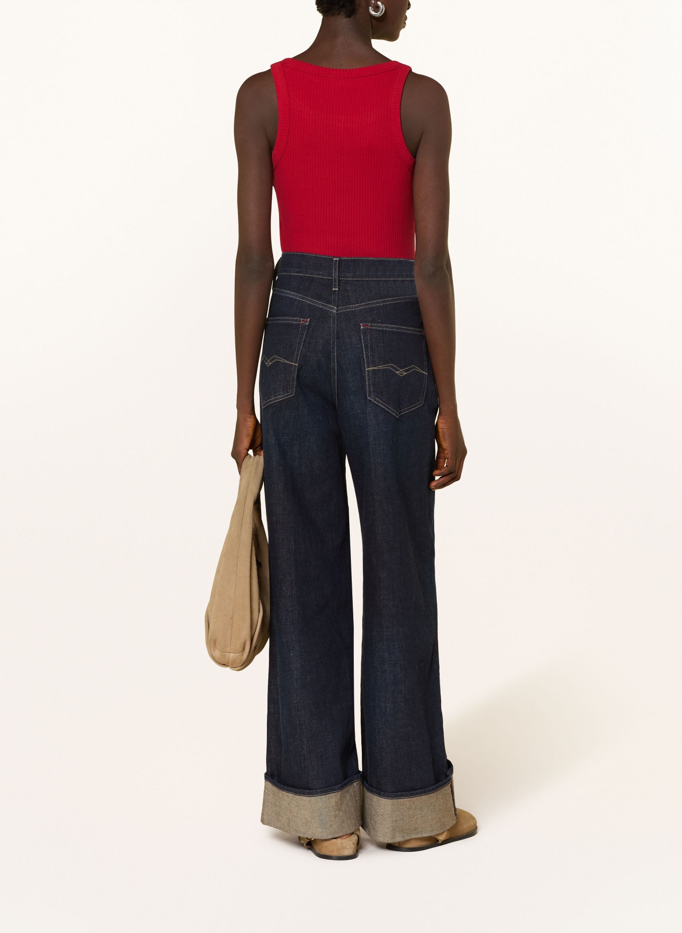 Marc O'Polo DENIM Top: DONKERROOD