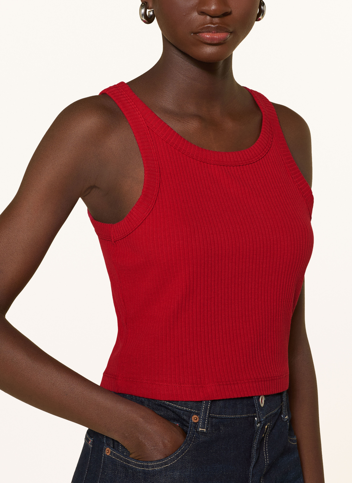 Marc O'Polo DENIM Top: DONKERROOD