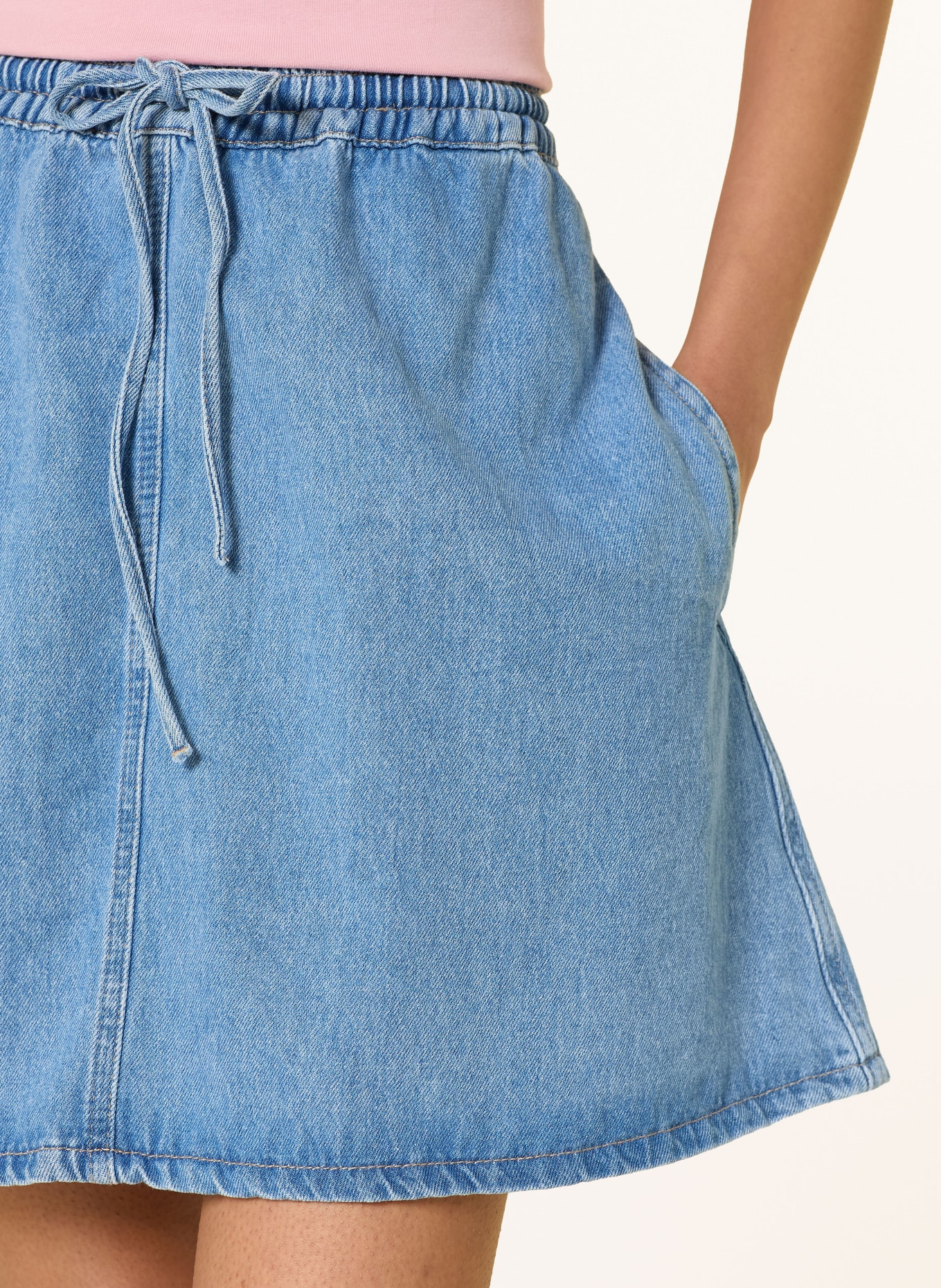 Marc O'Polo DENIM Jeansrok: LICHTBLAUW