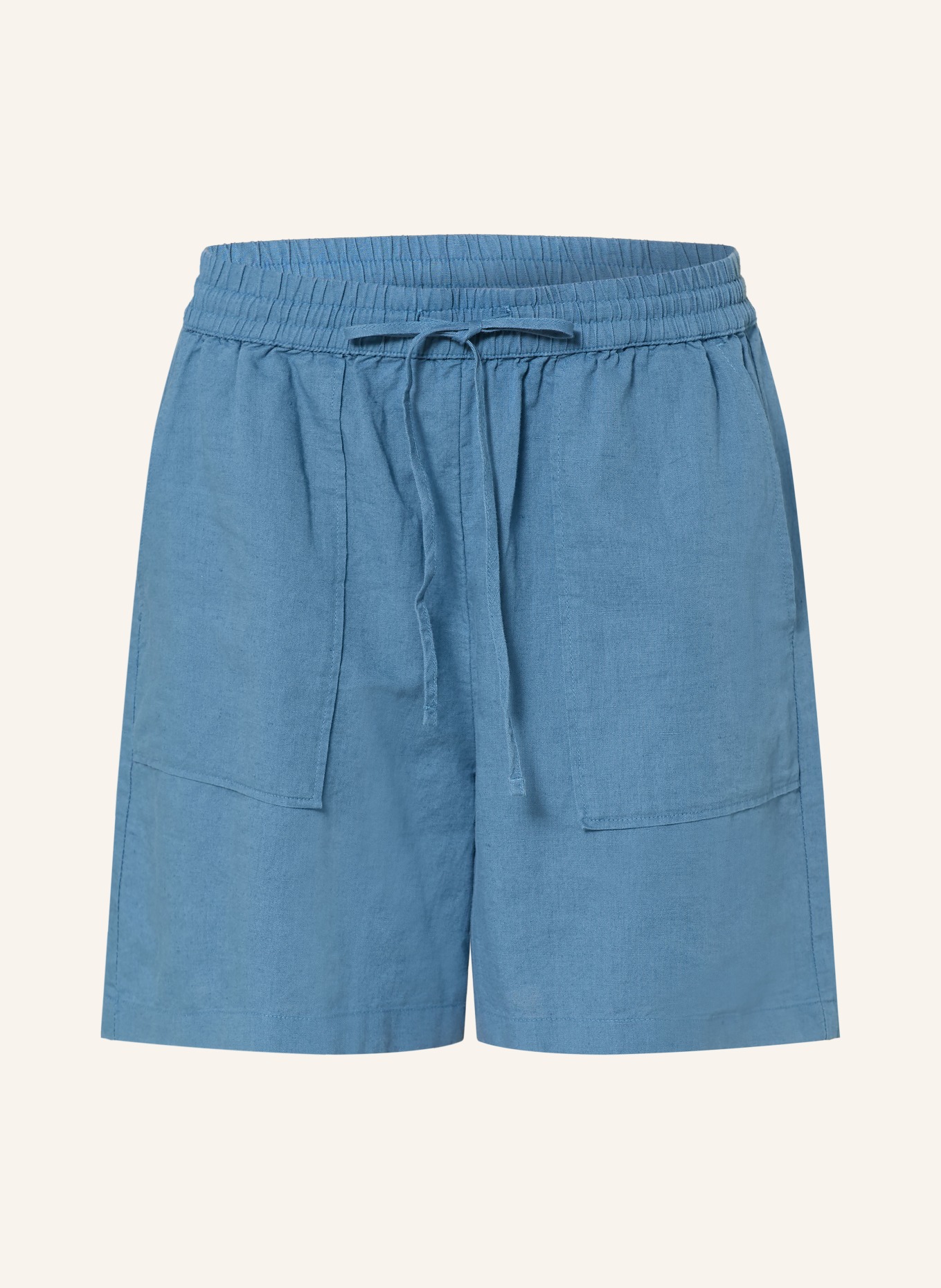 Marc O'Polo DENIM Korte broek van linnen: BLAUW