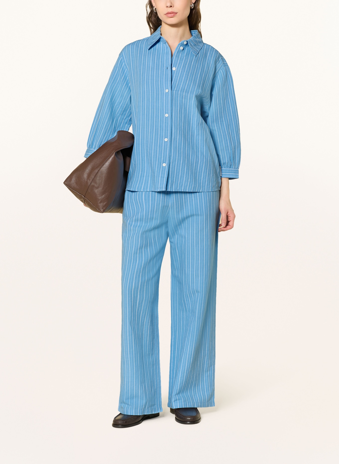 Marc O'Polo DENIM pants: BLUE / WHITE