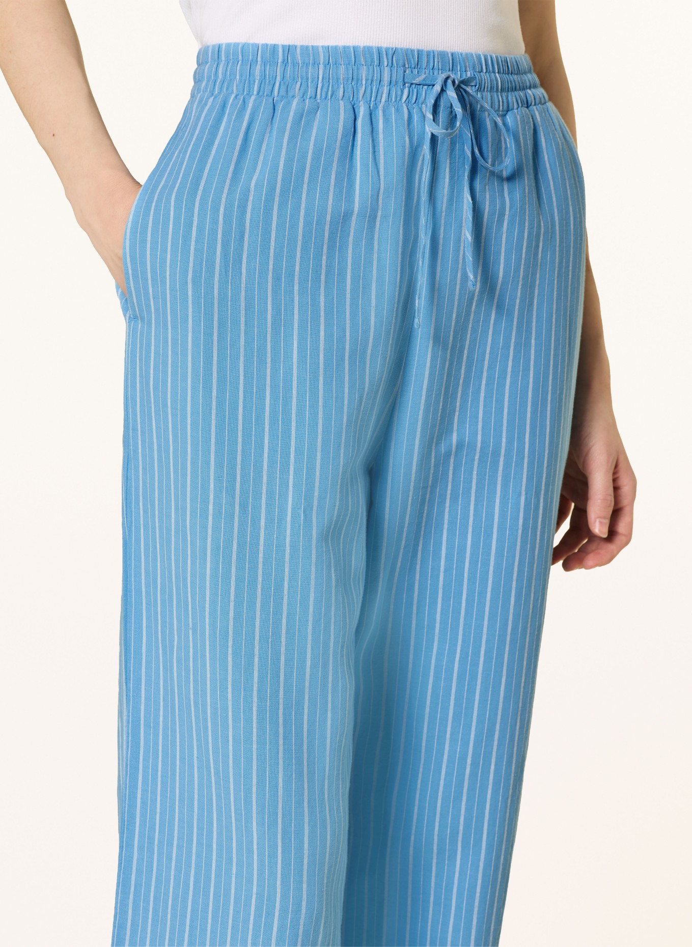 Marc O'Polo DENIM pants: BLUE / WHITE