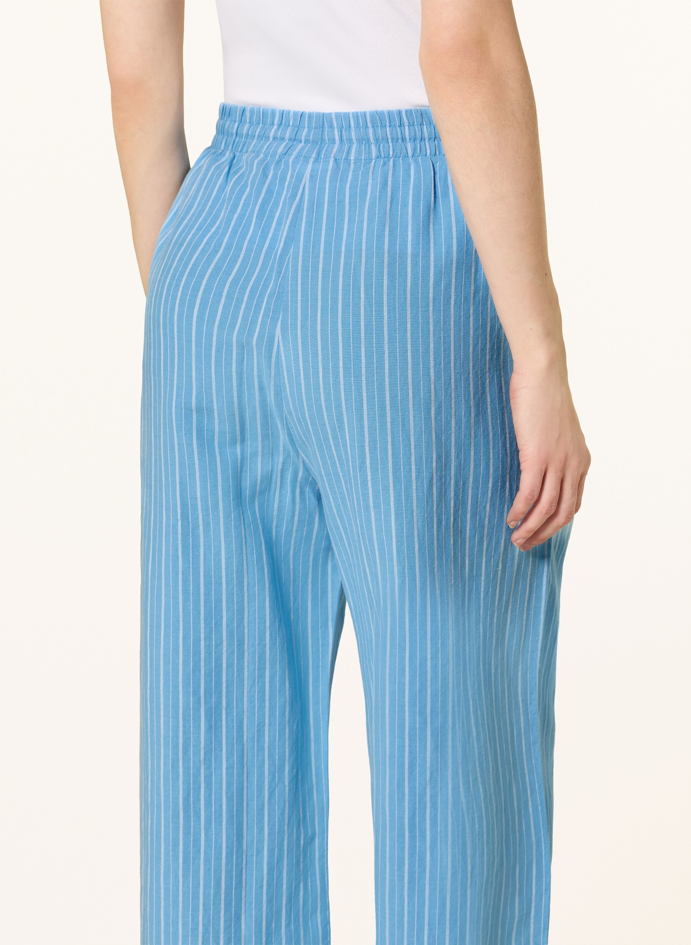 Marc O'Polo DENIM pants: BLUE / WHITE