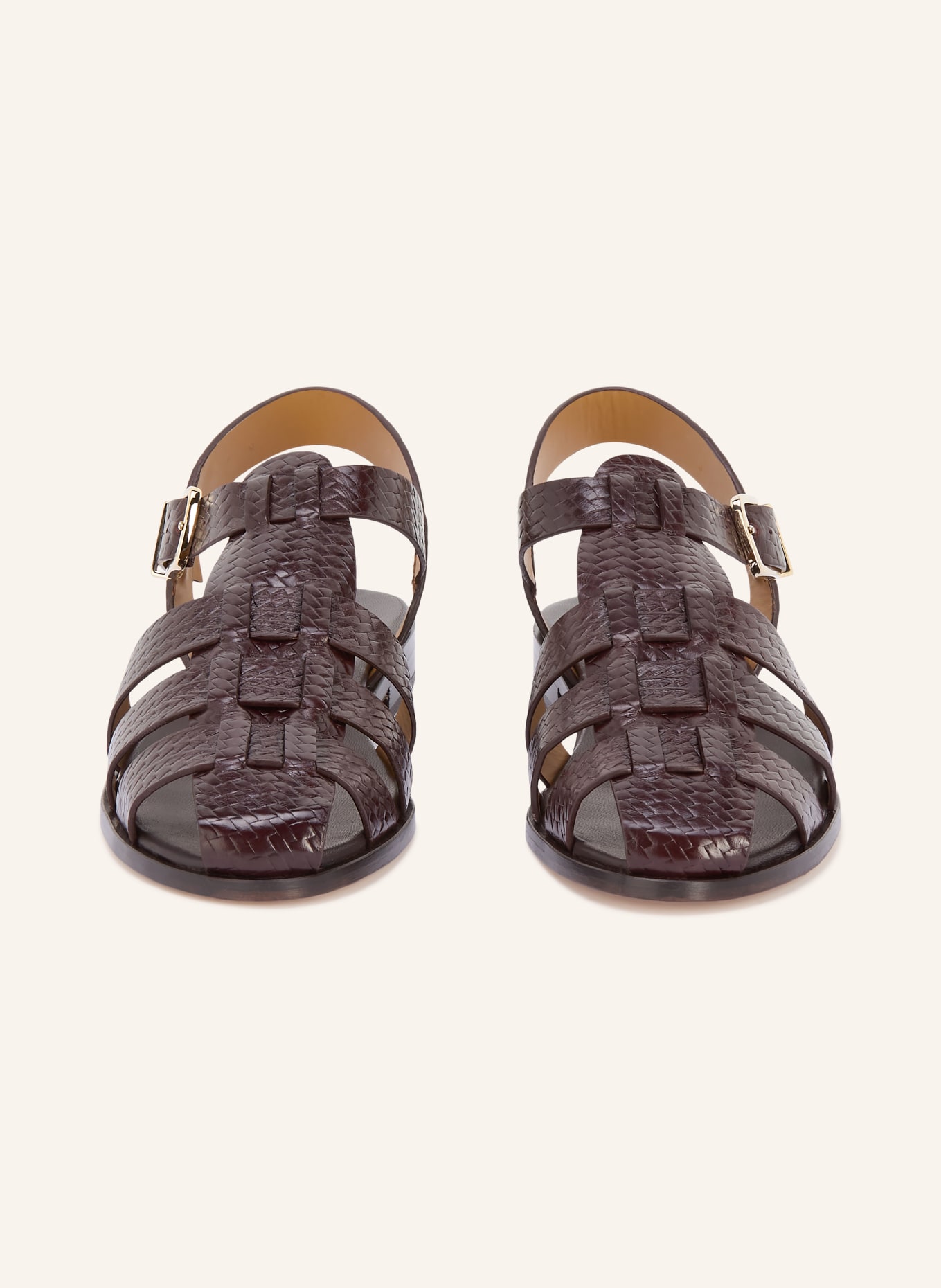 bobbies ROMANE Sandals: DARK BROWN