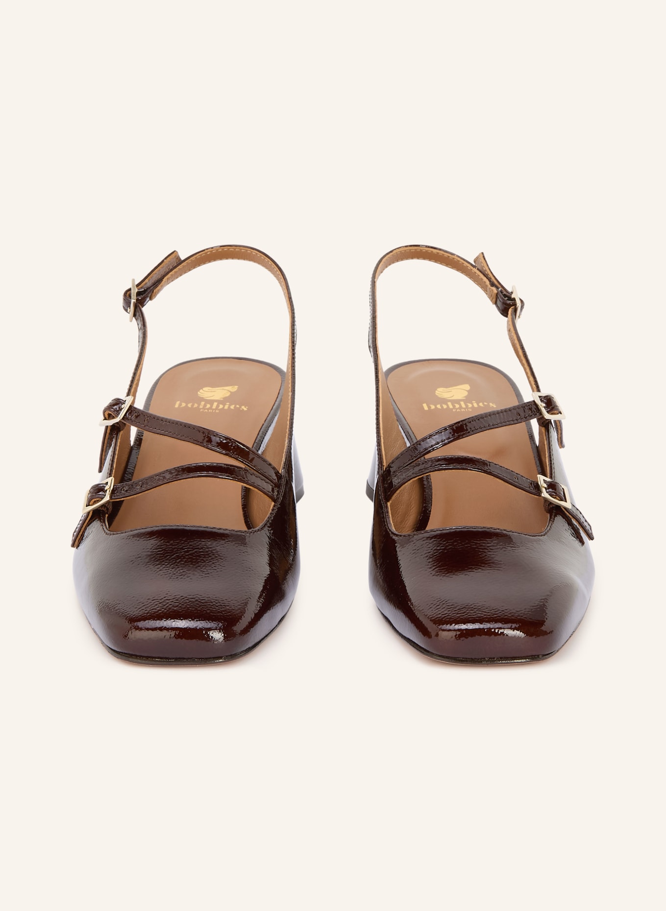 bobbies Slingpumps BECCA: DUNKELBRAUN