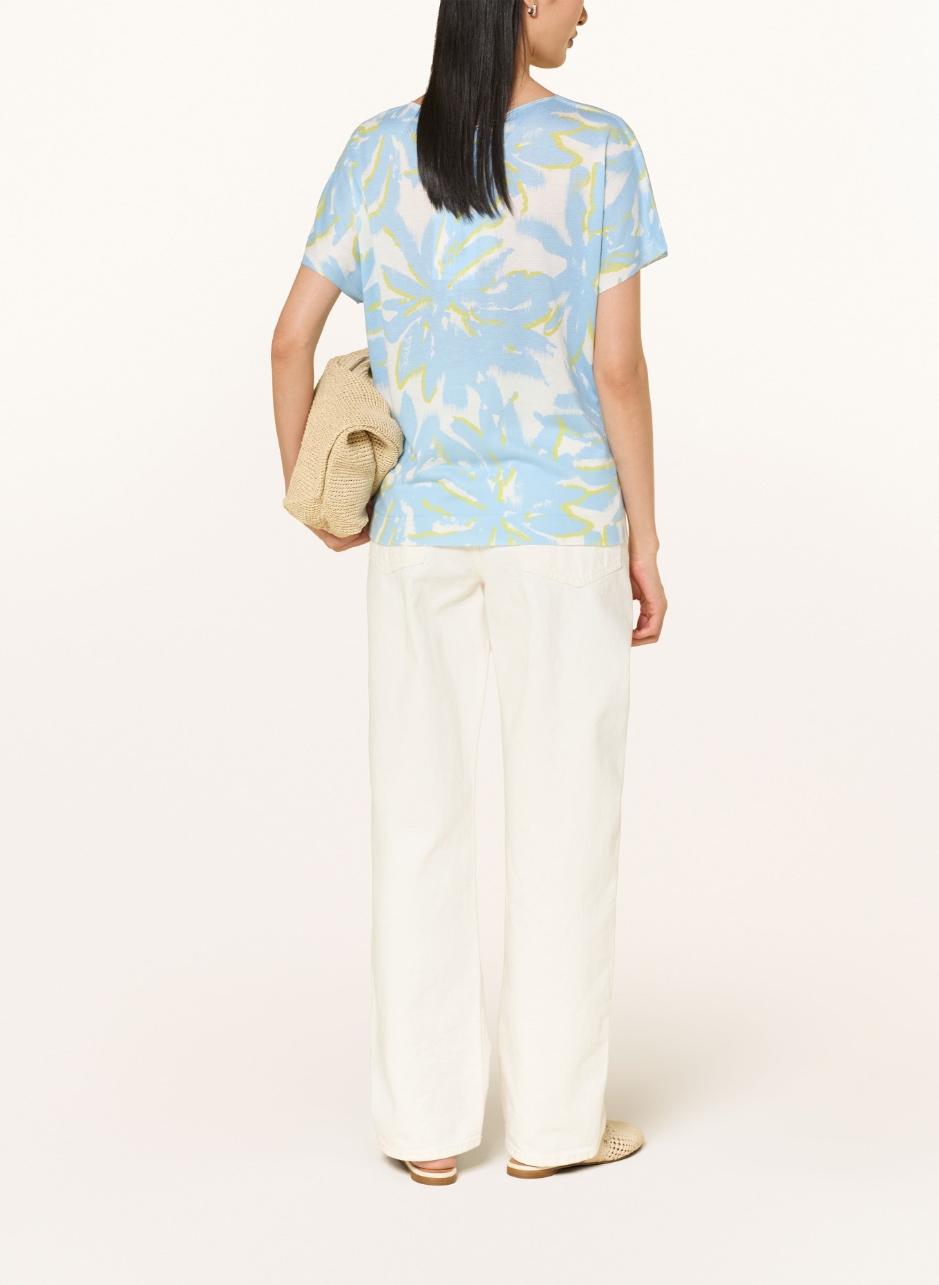 SPORTALM Gebreide trui: LICHTBLAUW / LICHTGROEN / WIT