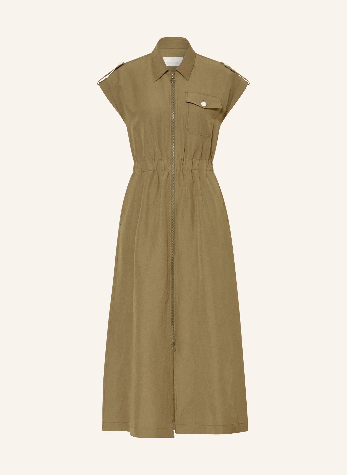 SPORTALM Overhemdjurk van linnen: KAKI